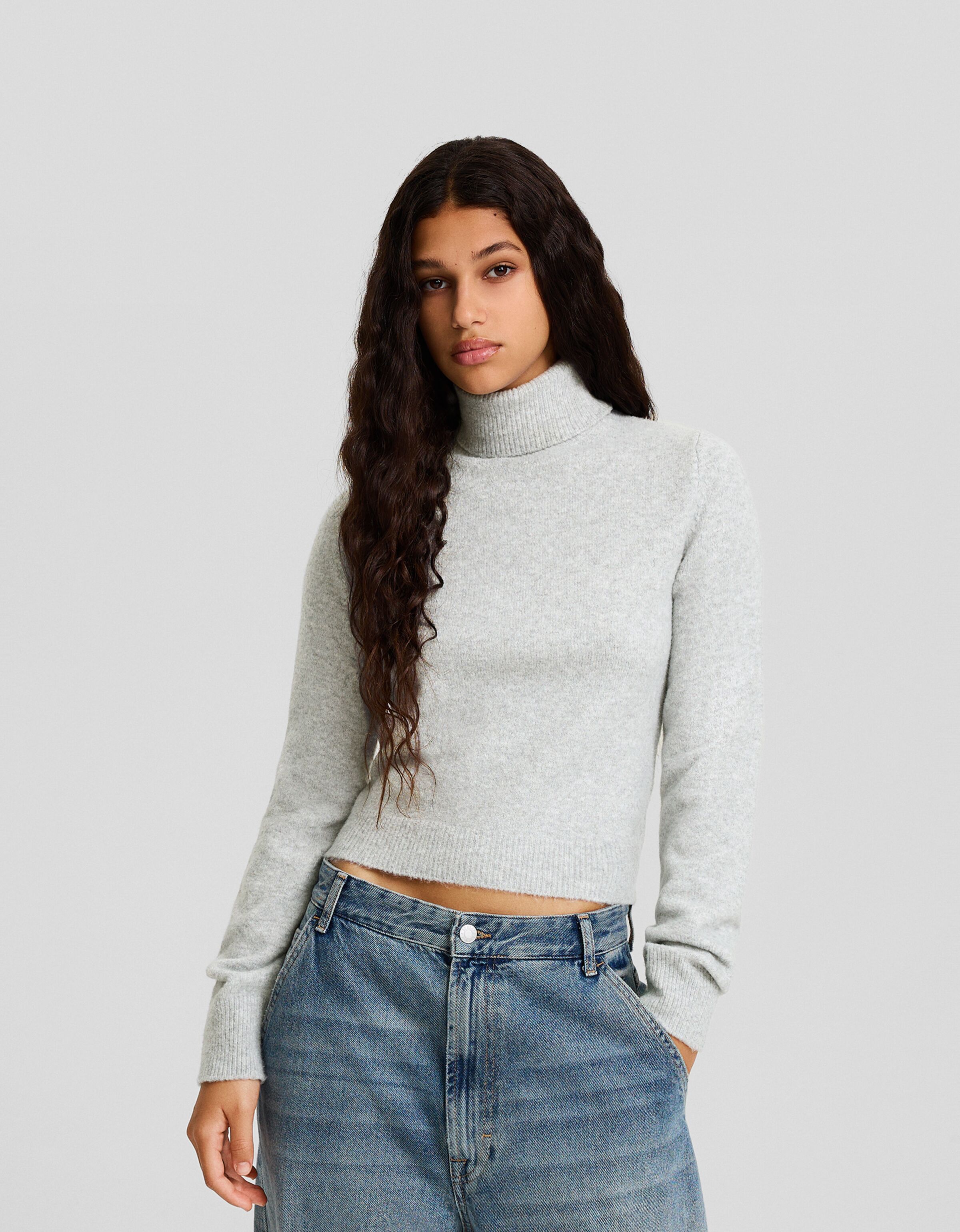 Jersey cuello subido