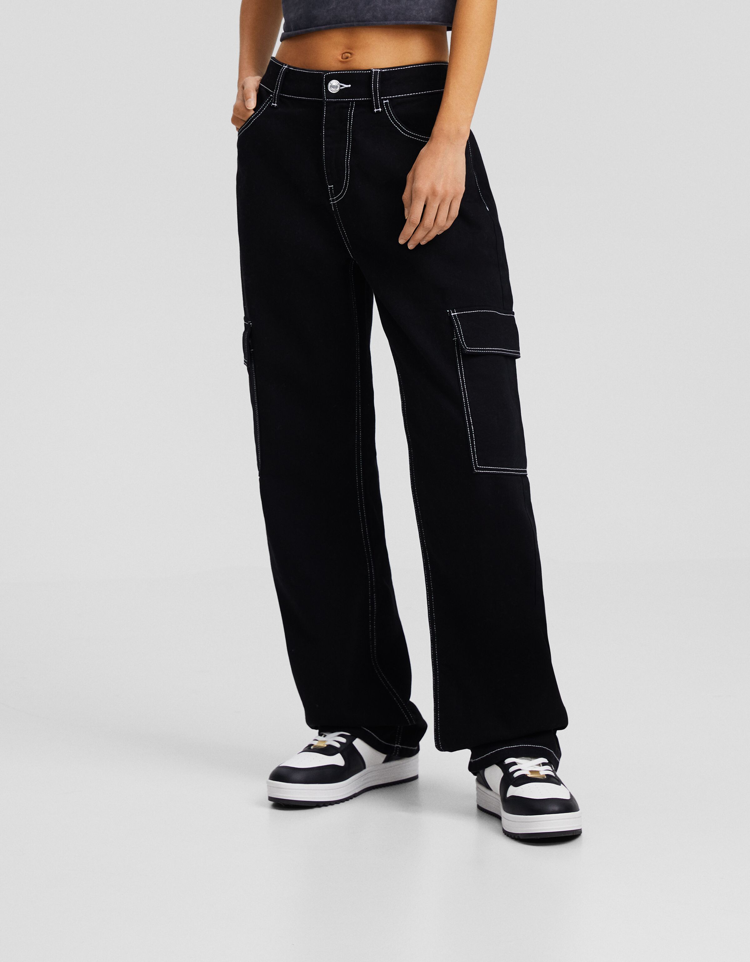 Jeans straight cargo