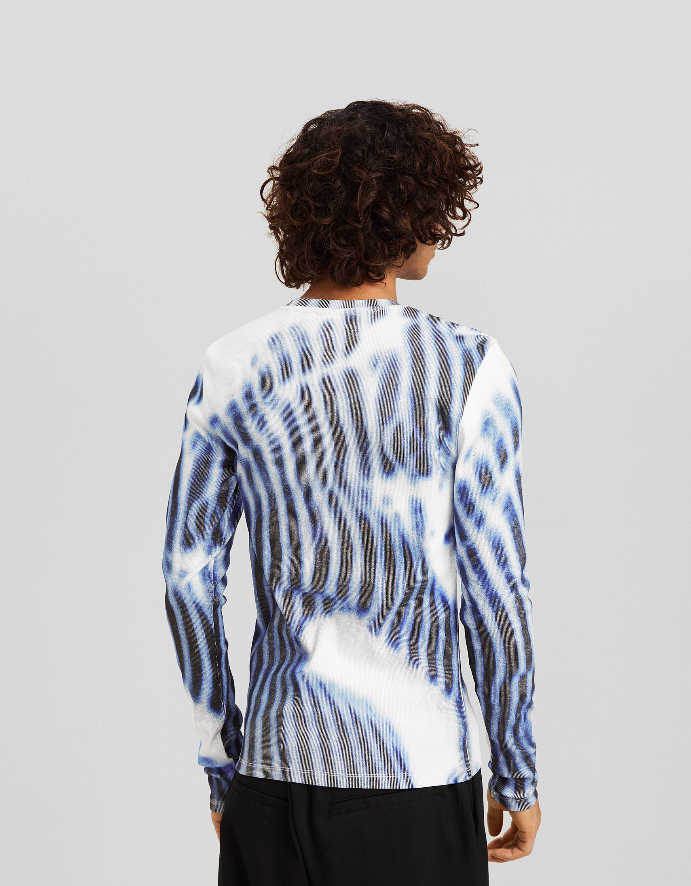 Camiseta manga larga print