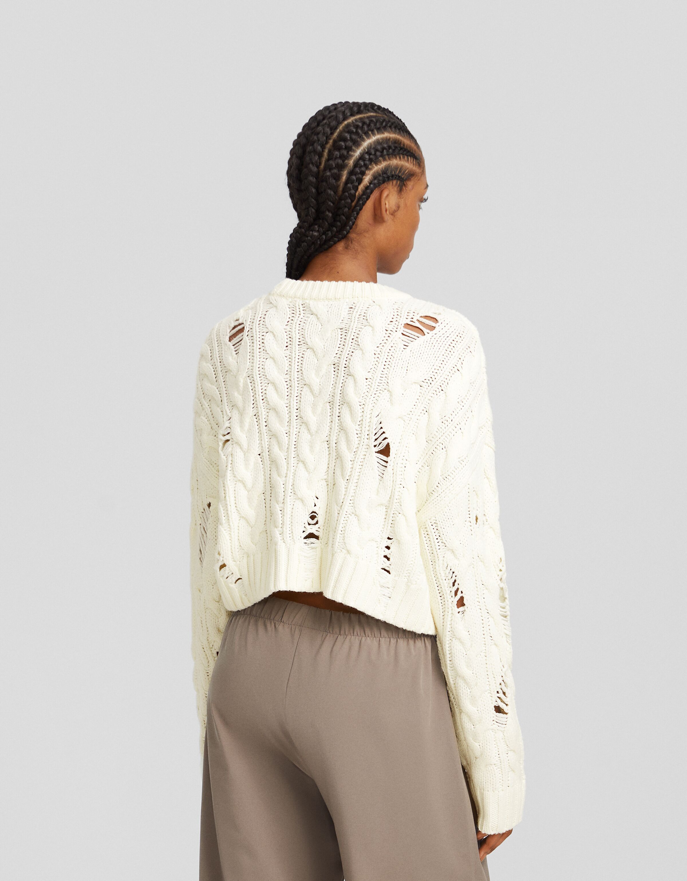 Jersey trenzas rotos