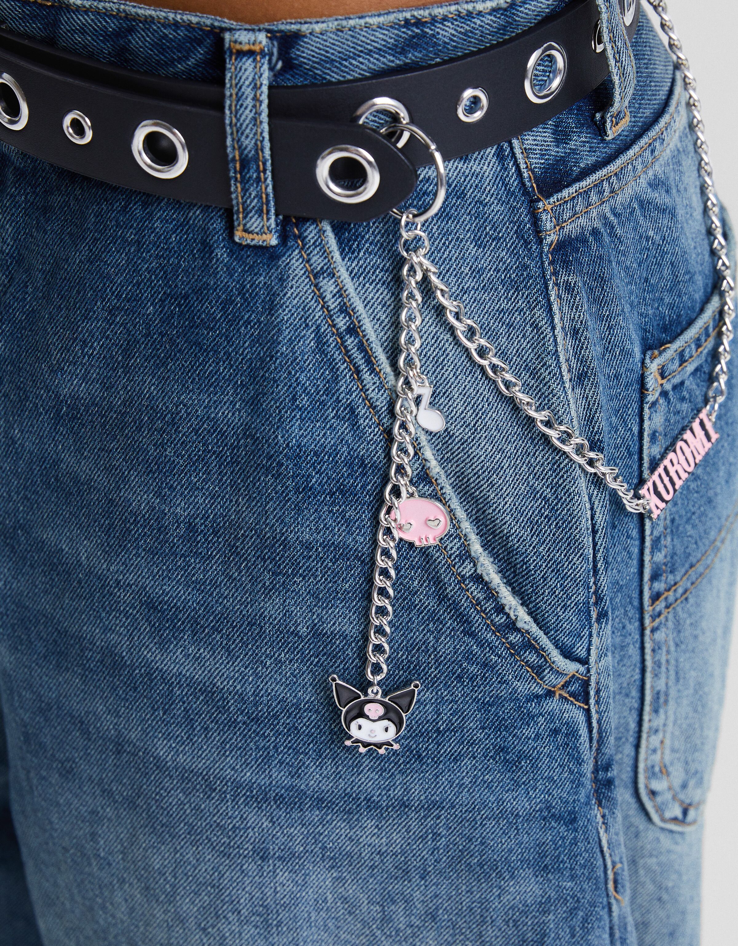 Cinturón Kuromi eyelets