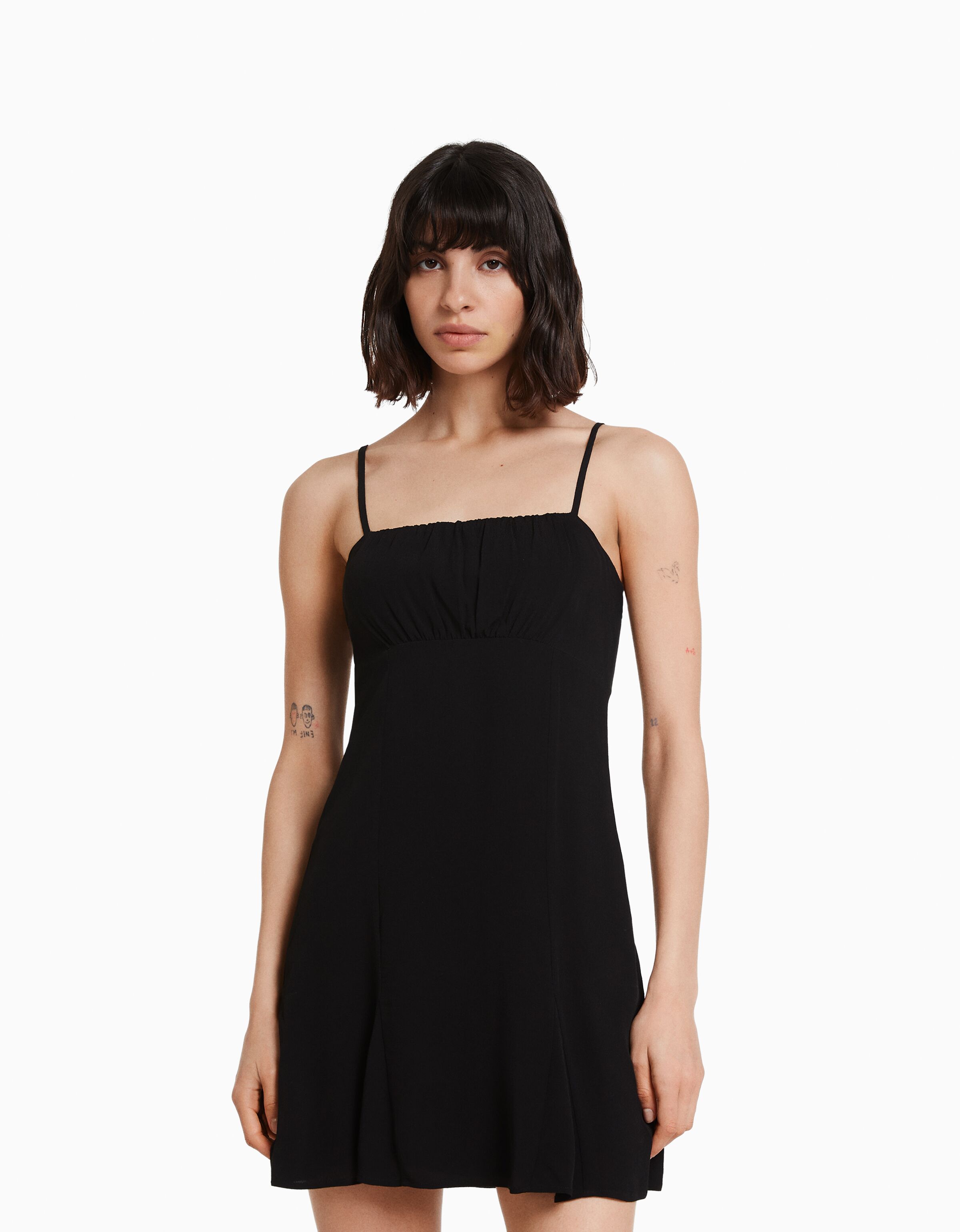 Vestido mini tirantes