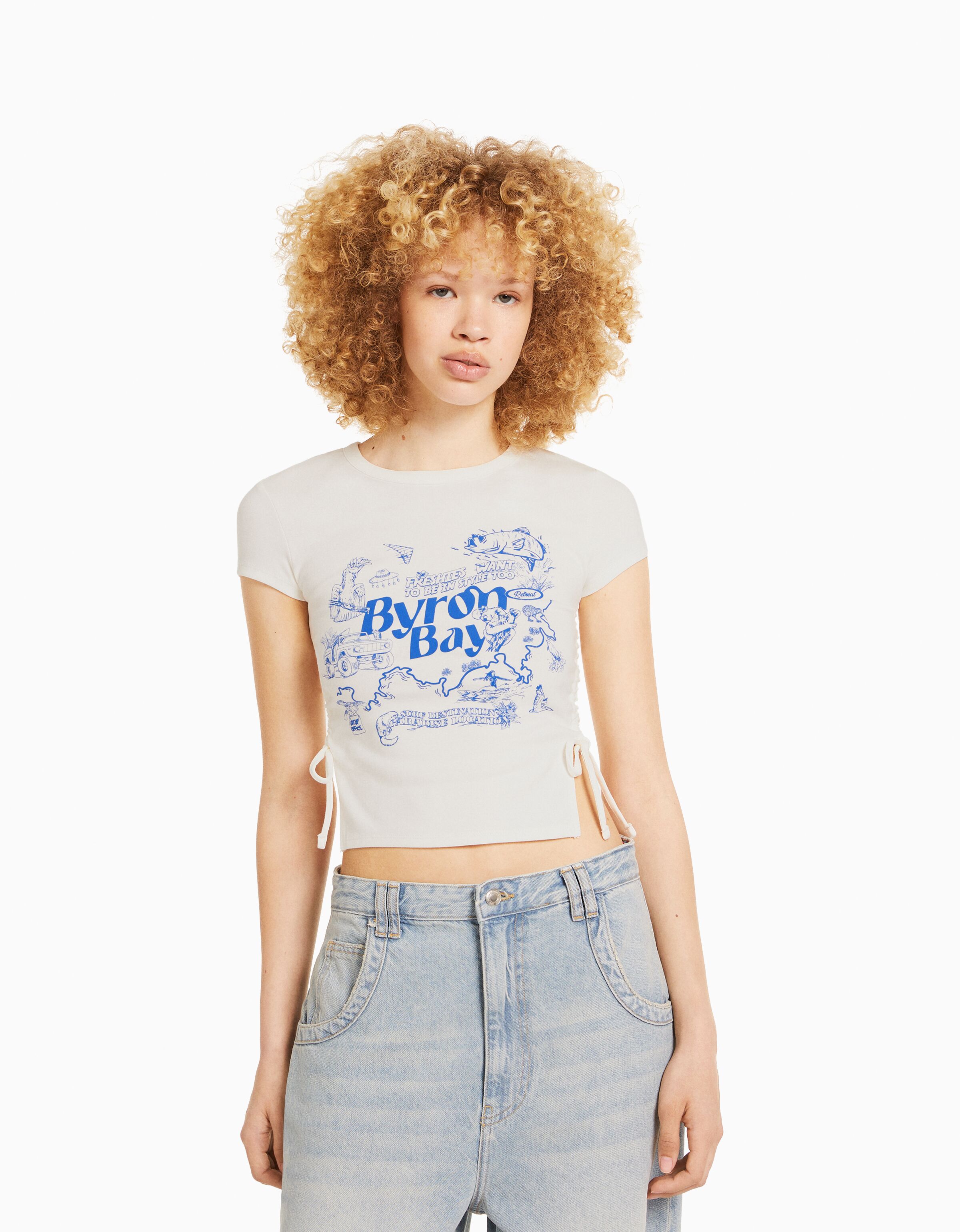 Camiseta manga corta print