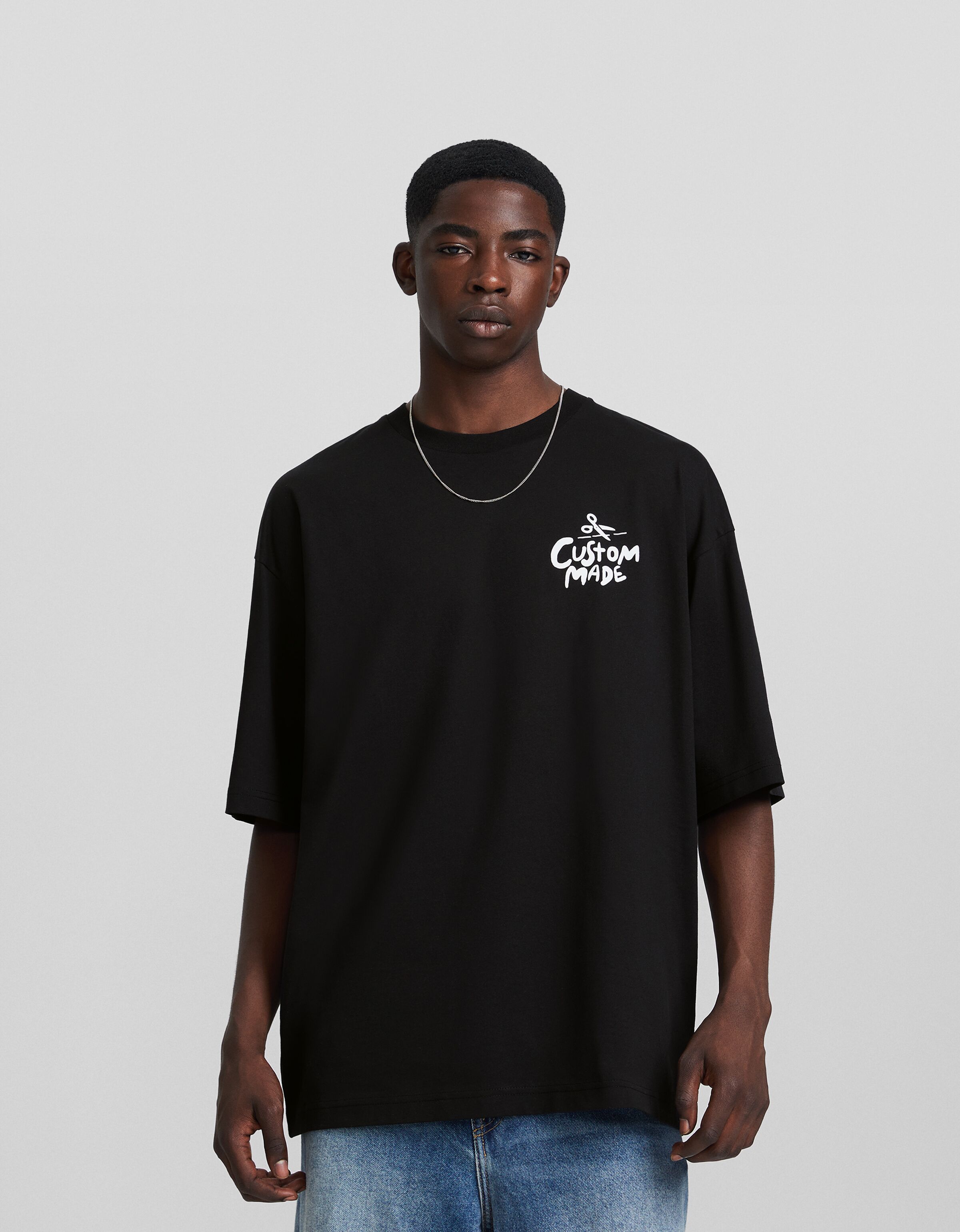 Camiseta manga corta extra loose print