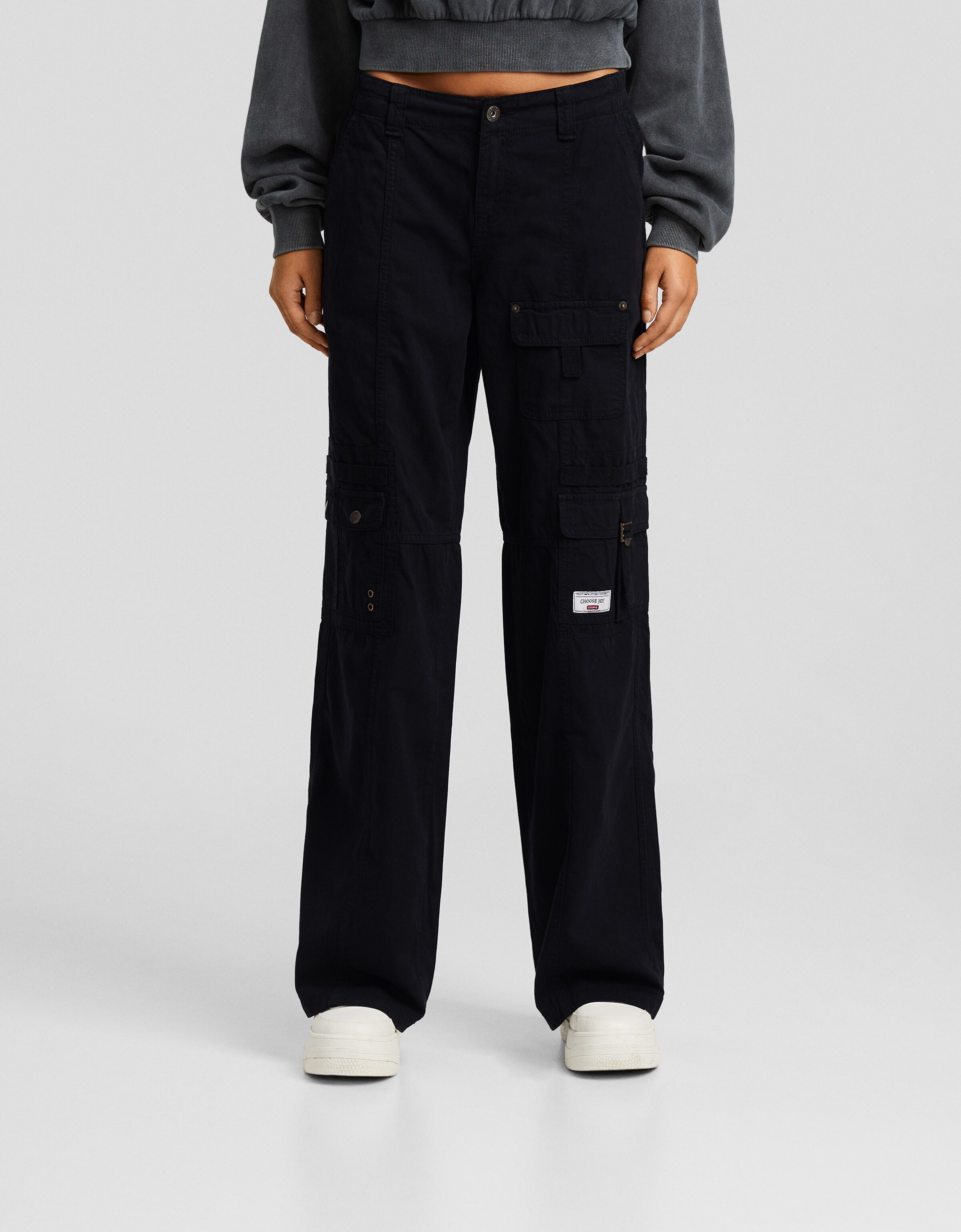 Pantalón cargo algodón