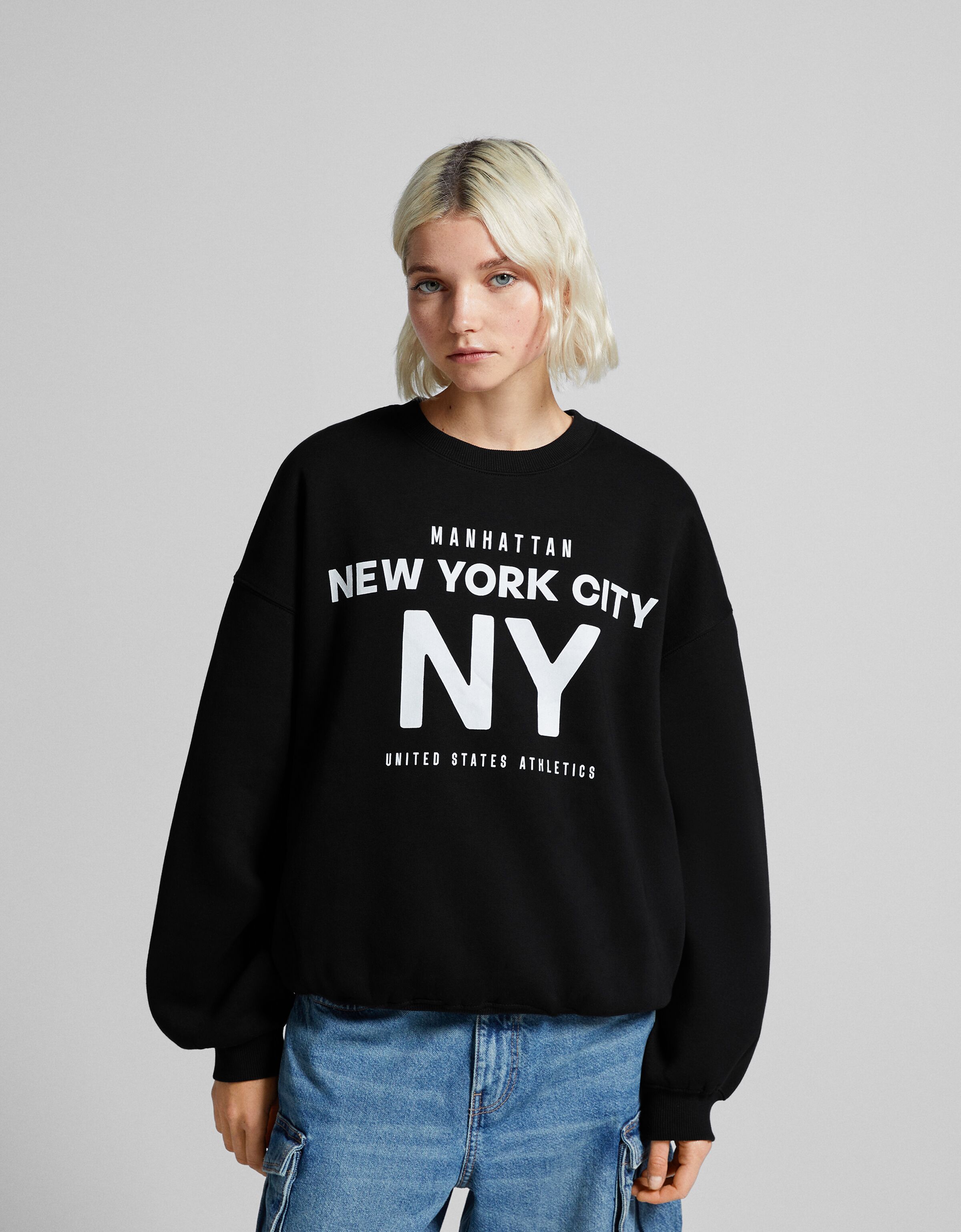 Sudadera oversize print