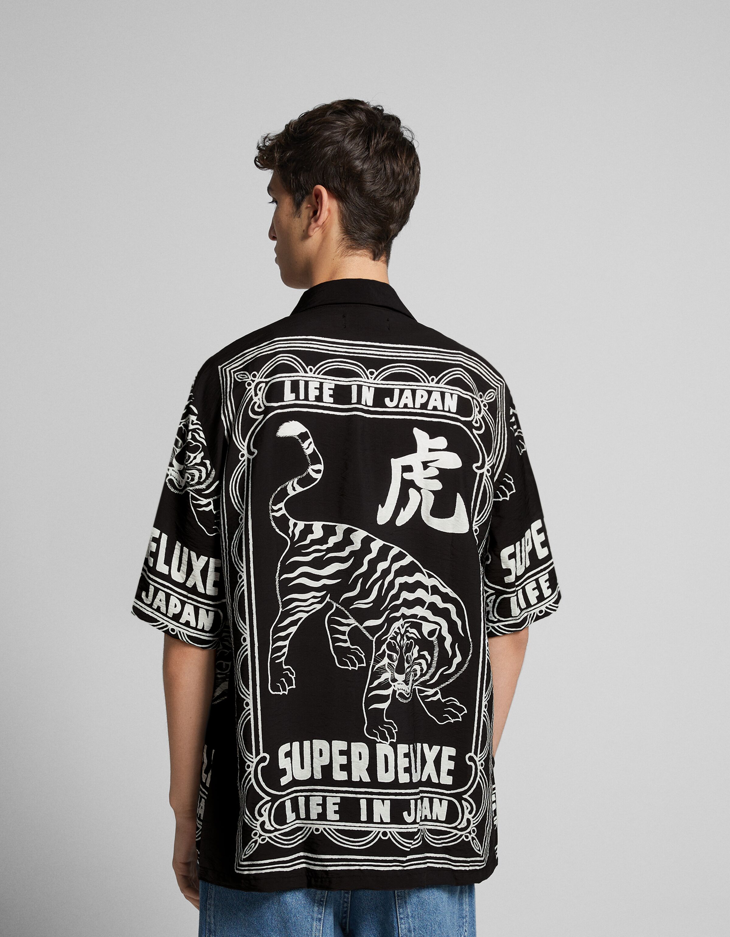 Camisa manga corta print