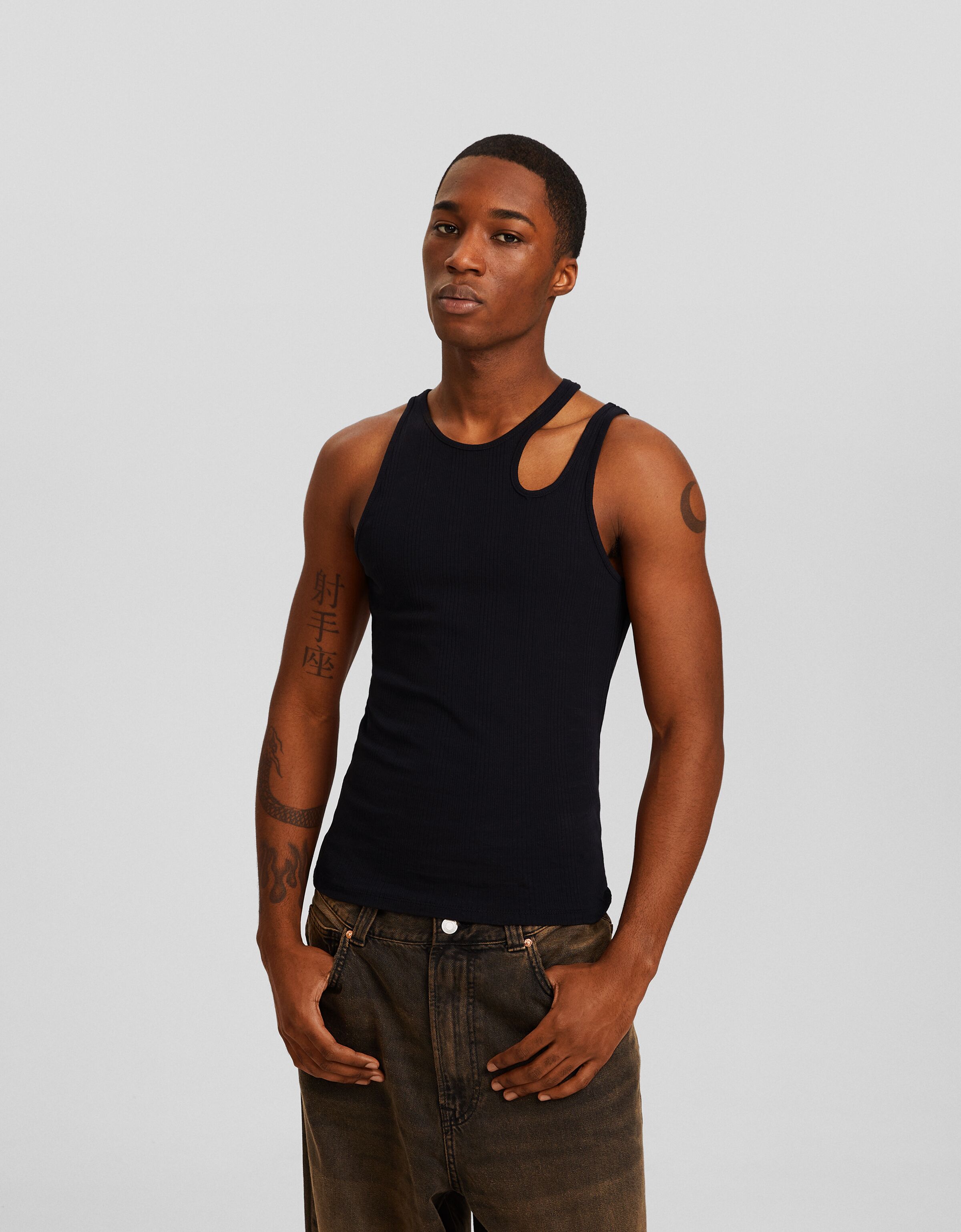 Camiseta tirantes rib