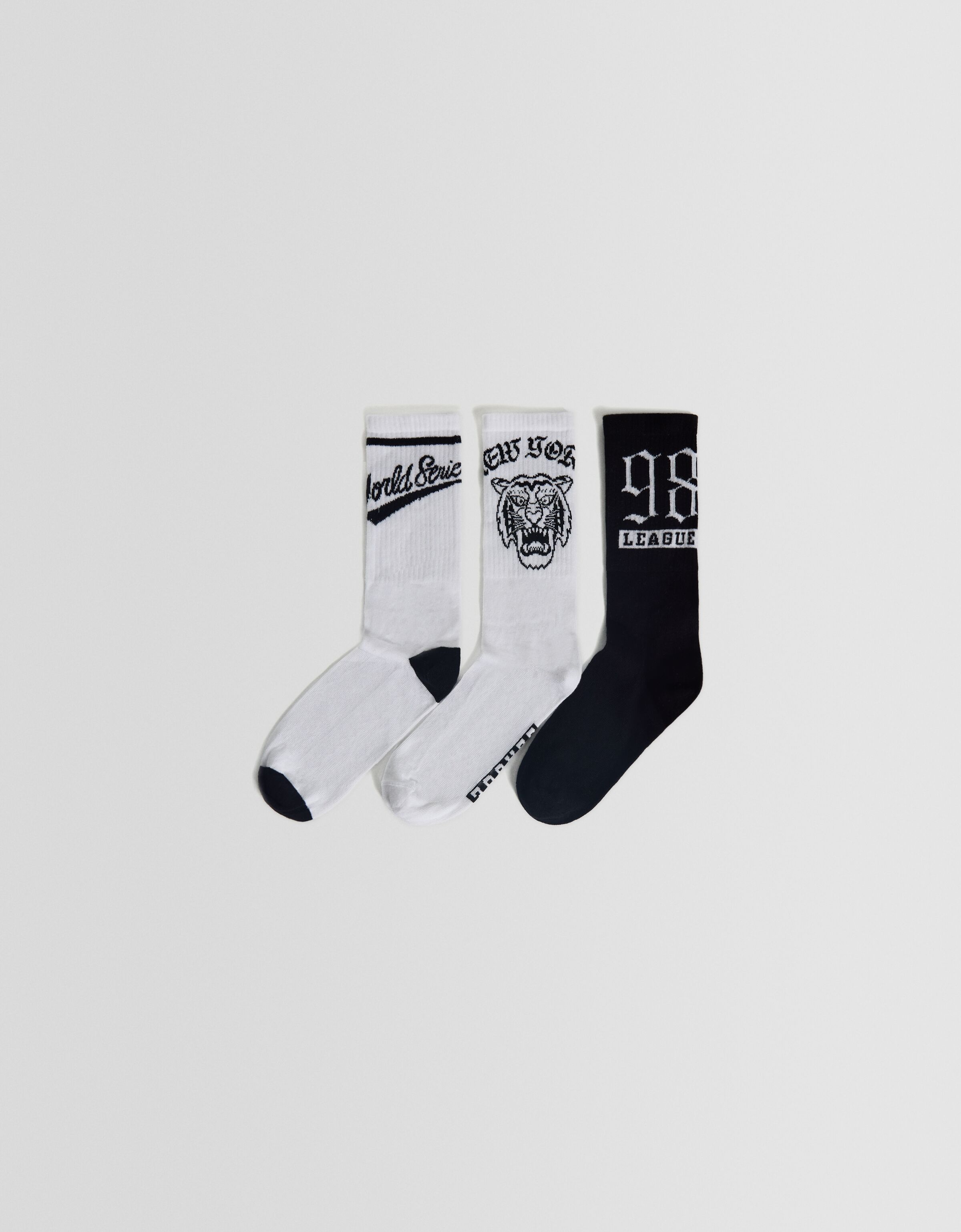 Pack 3 calcetines print
