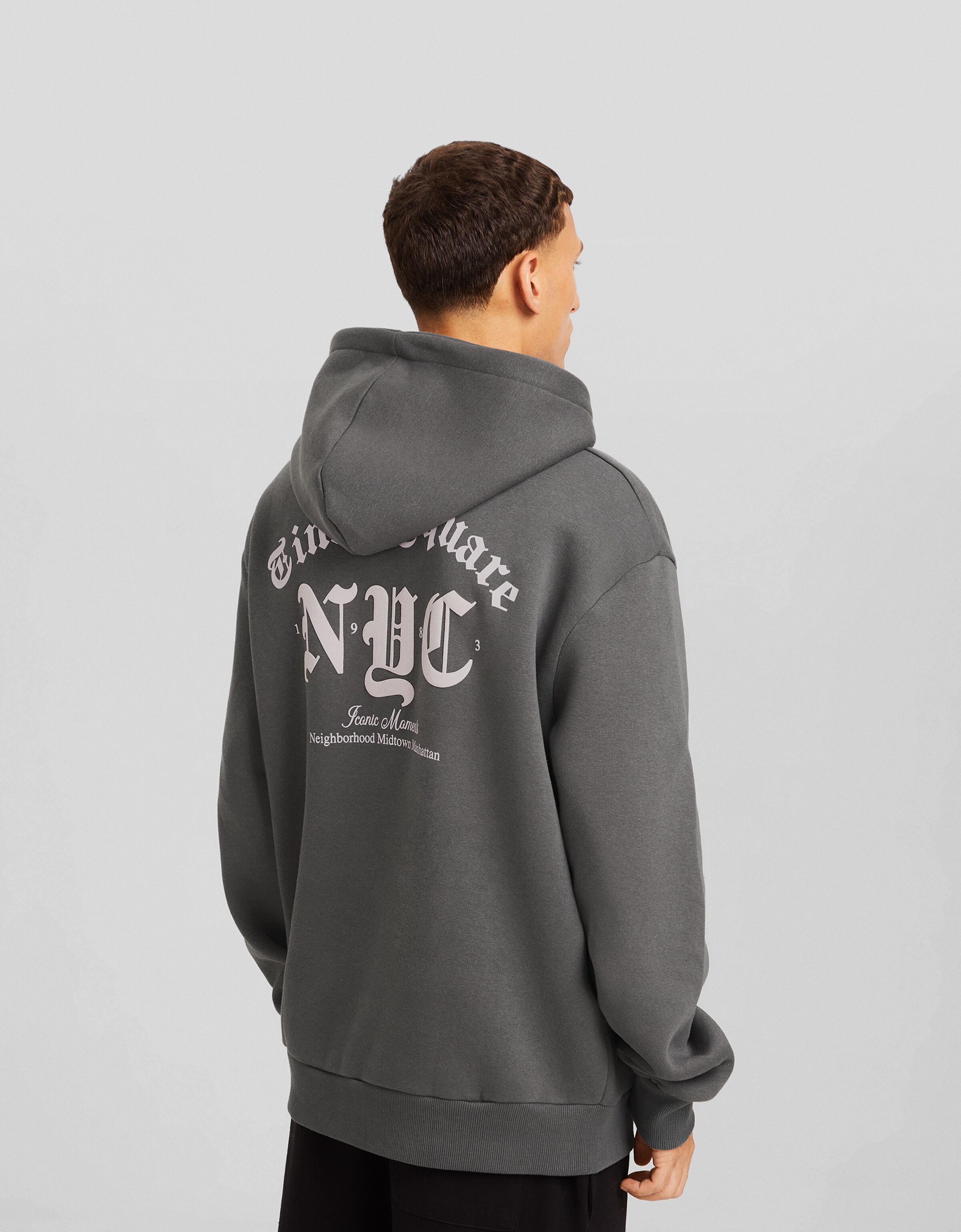 Sudadera capucha print New York City