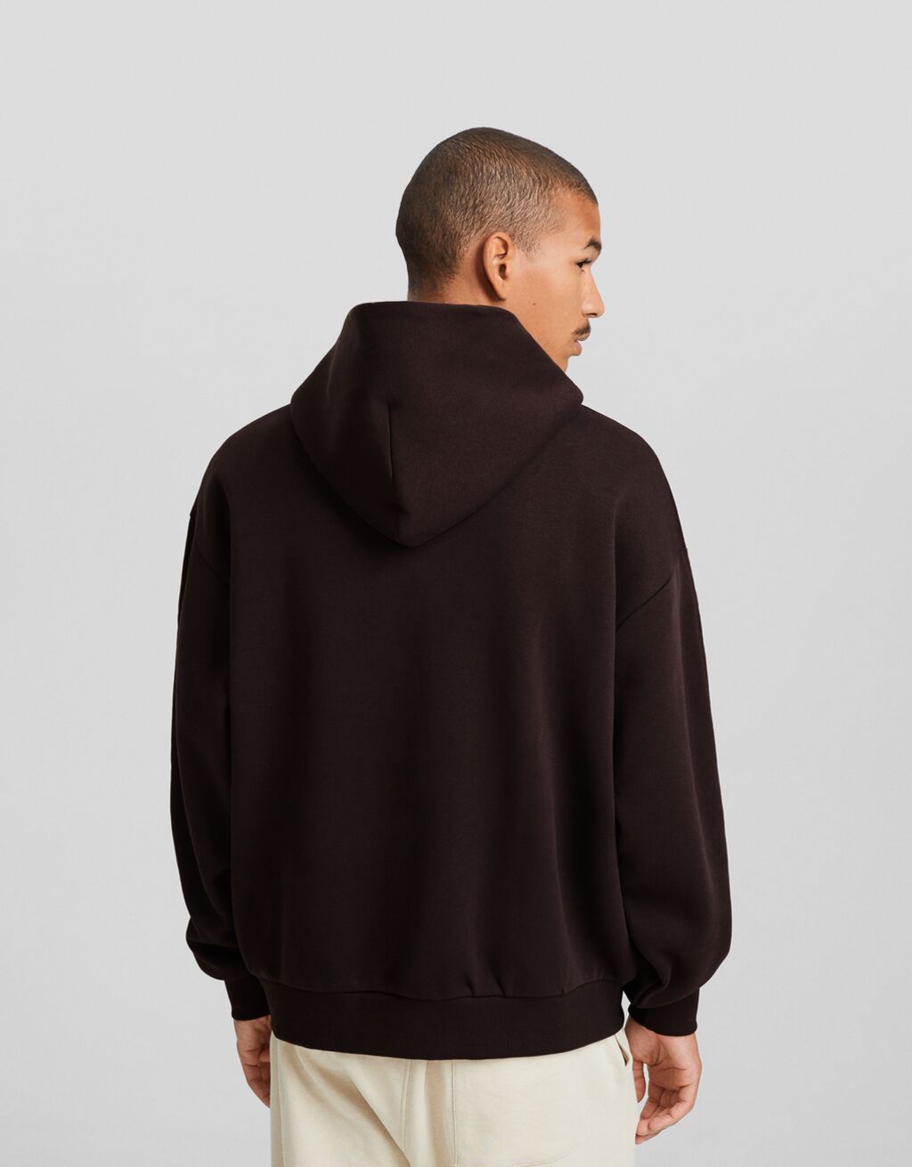 Sudadera capucha boxy fit