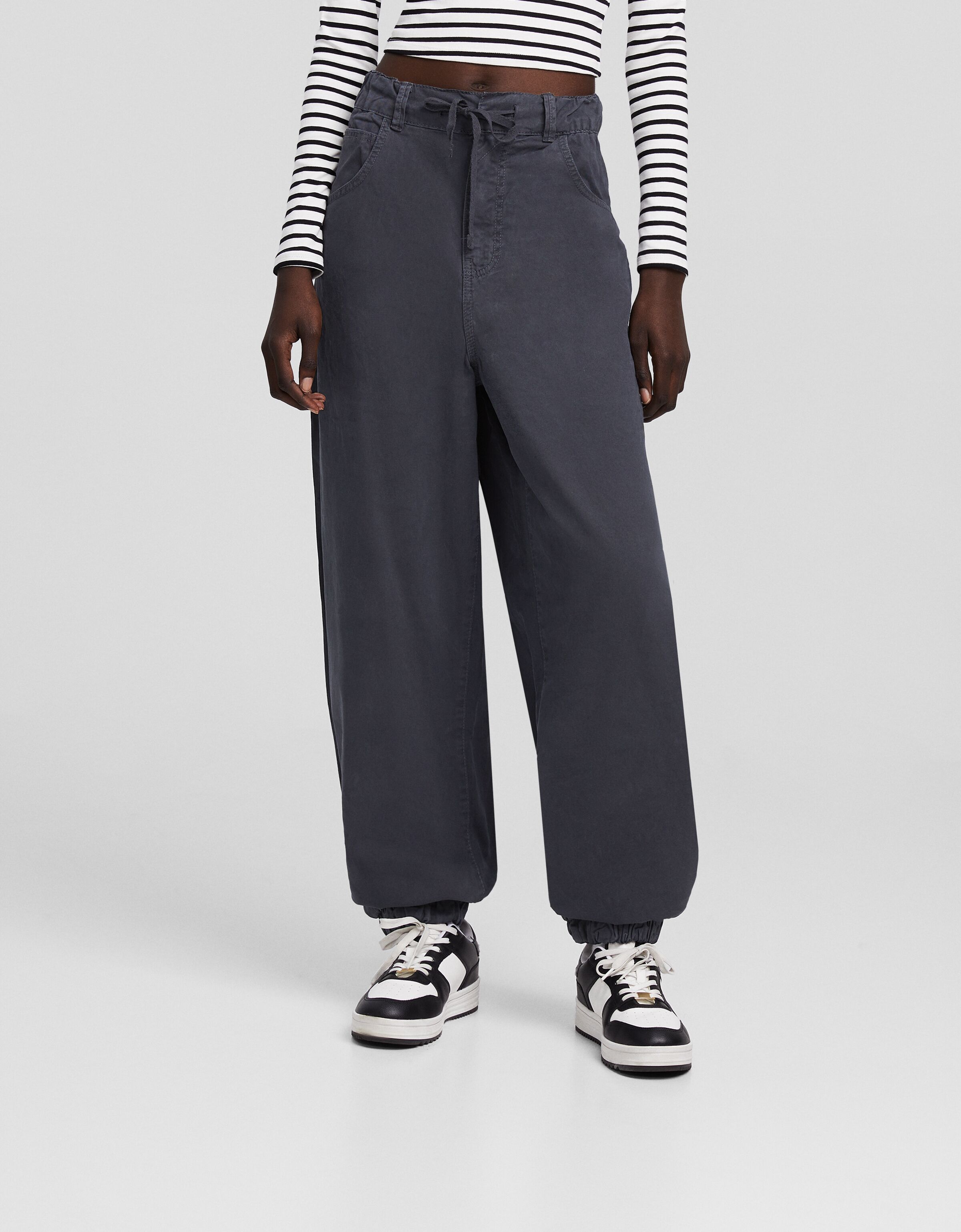 Pantalón jogger algodón cordón