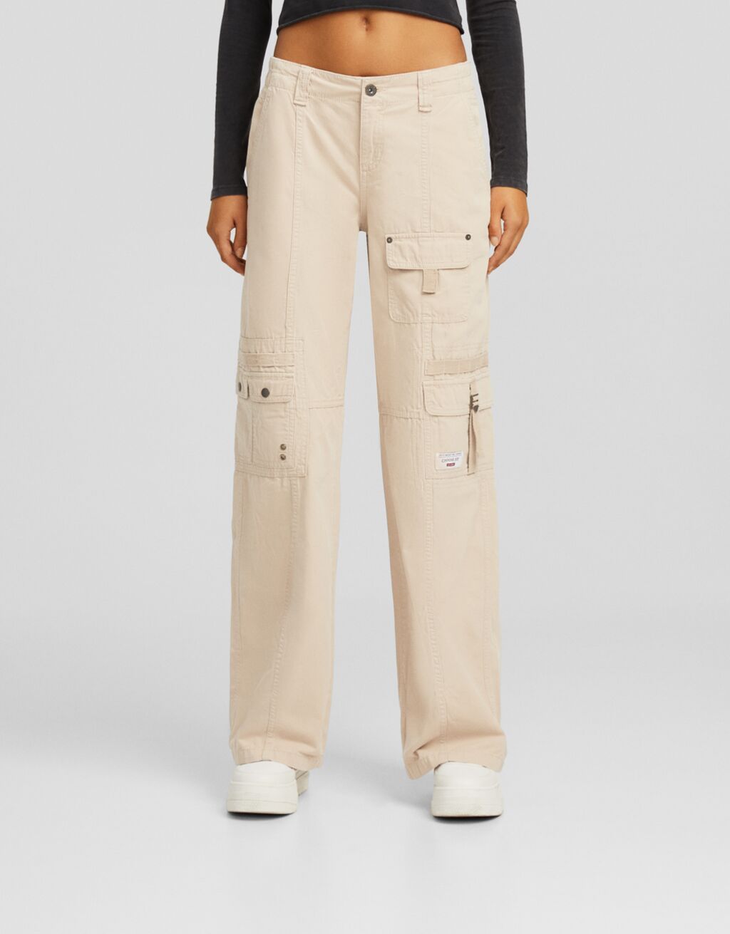 Pantalón cargo algodón