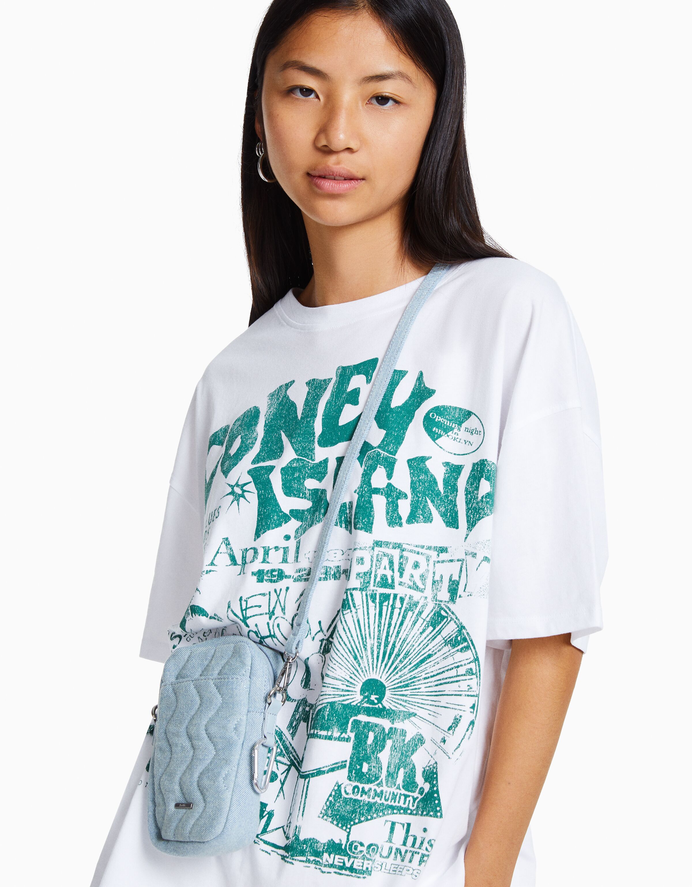 Porta teléfono denim