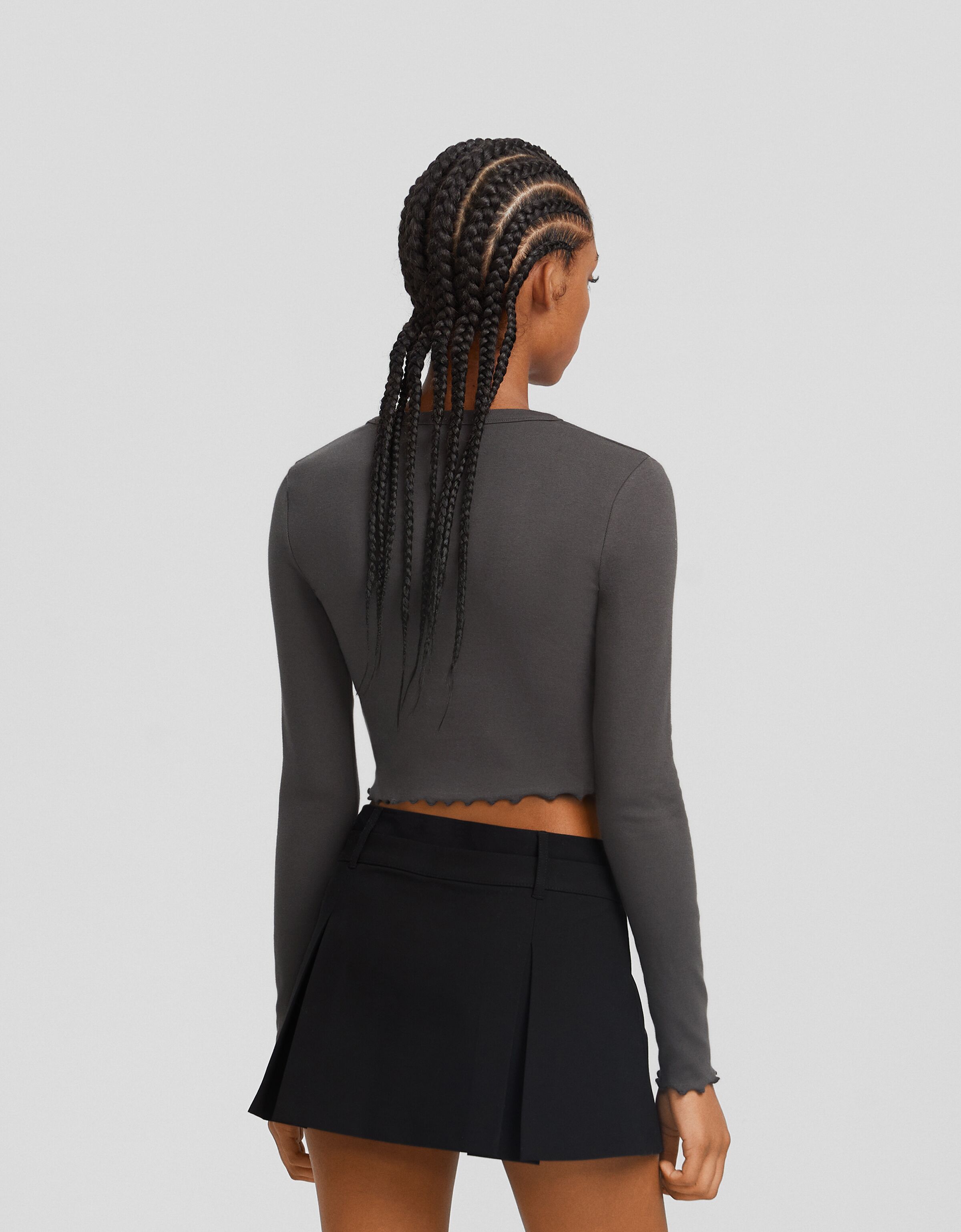 Camiseta Kuromi manga larga print