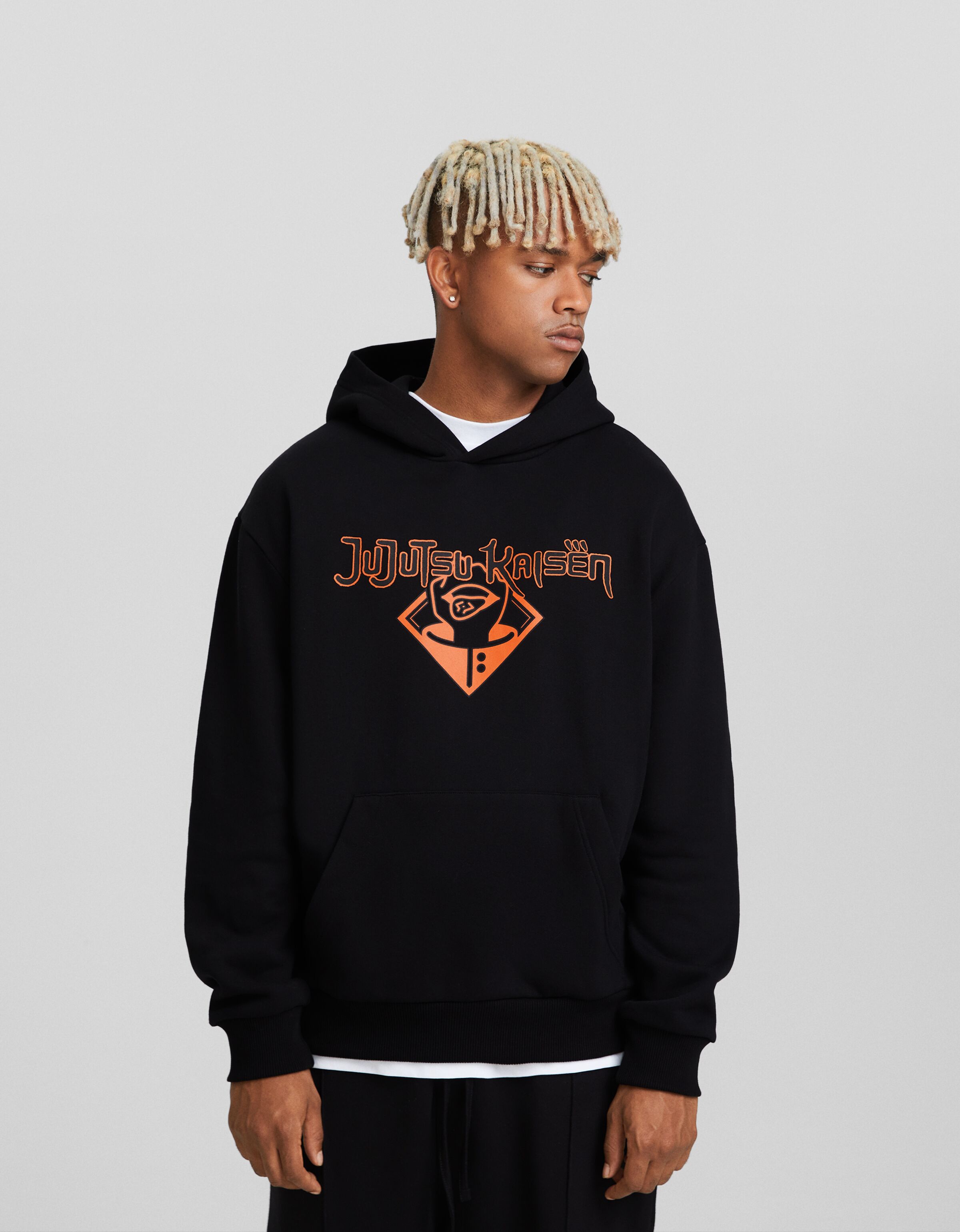 Sudadera Jujutsu Kaisen capucha print