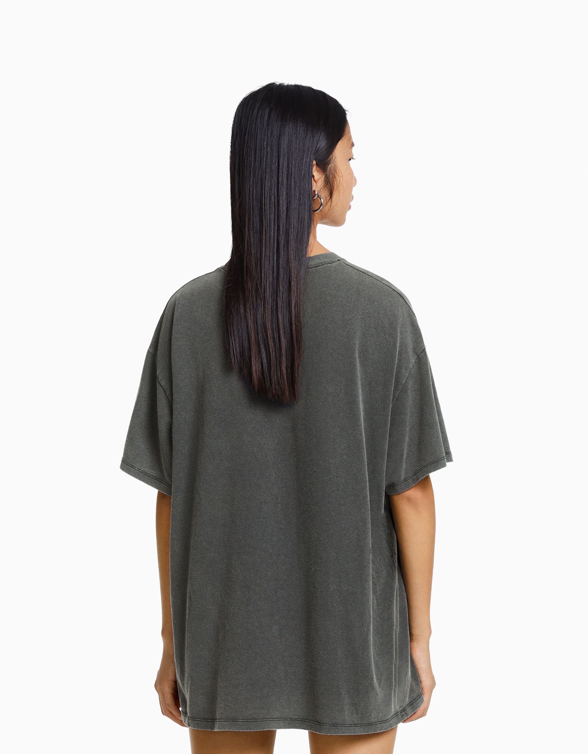 Camiseta Blackpink manga corta oversize print