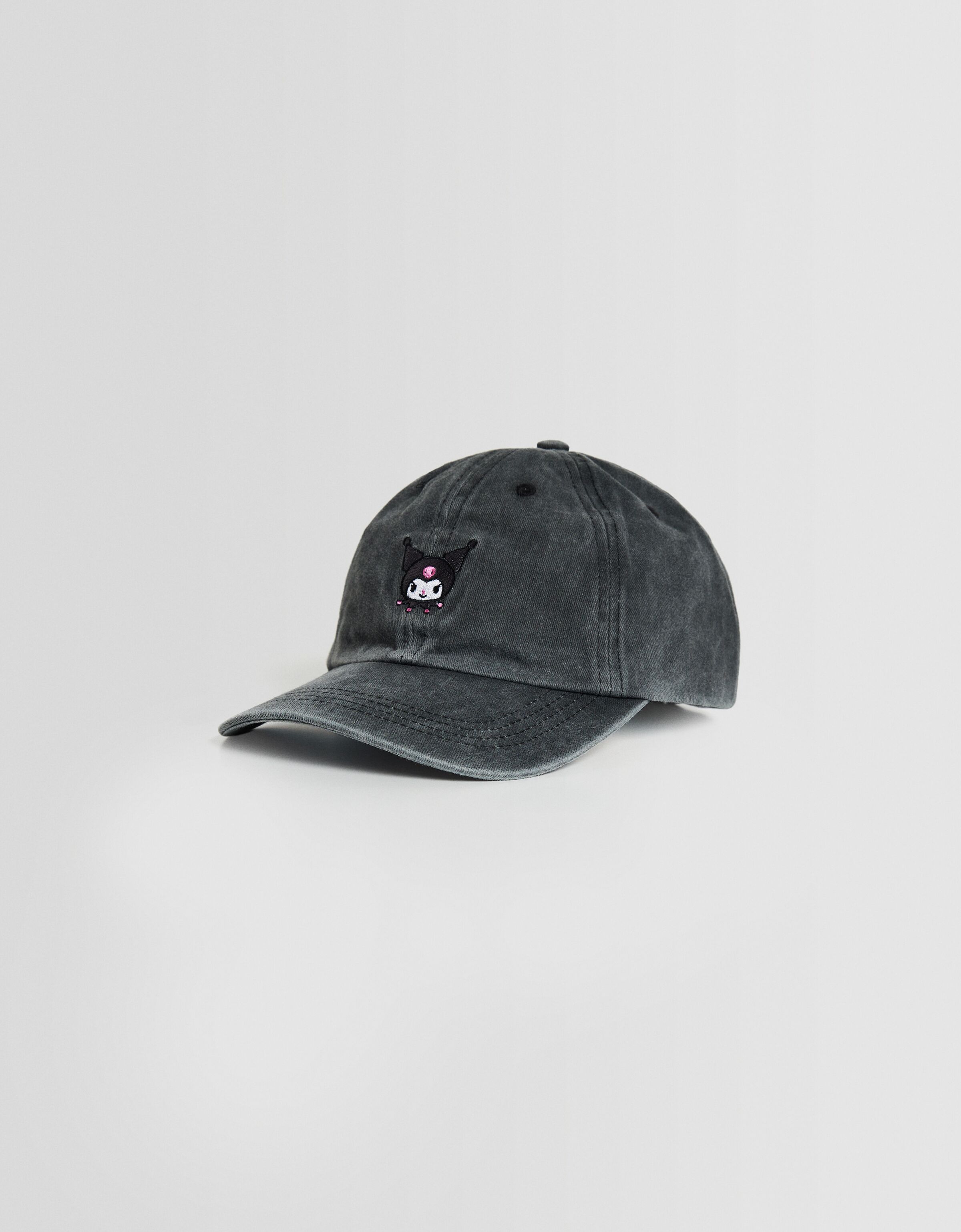 Gorra Kuromi denim efecto lavado