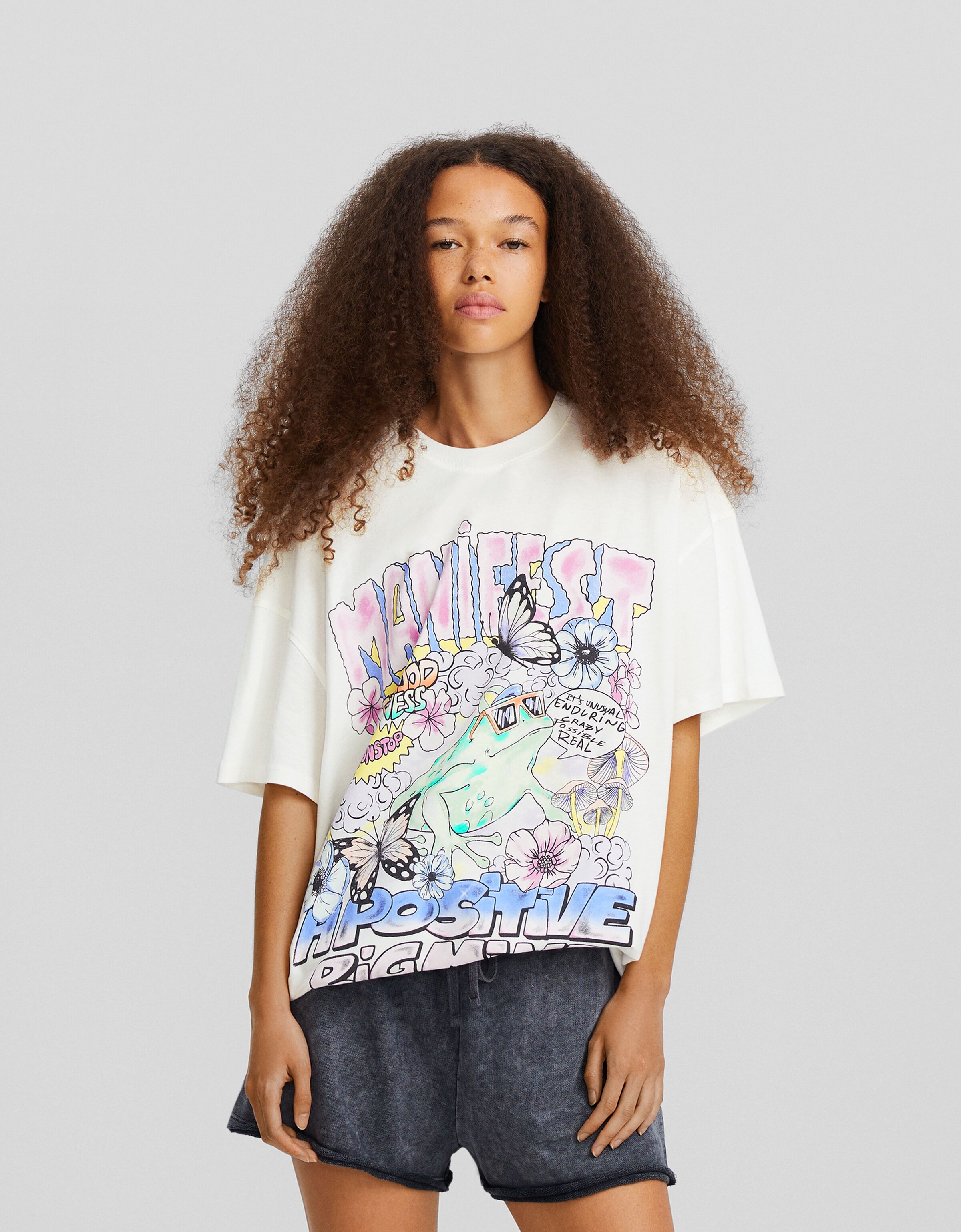 Camiseta manga corta print