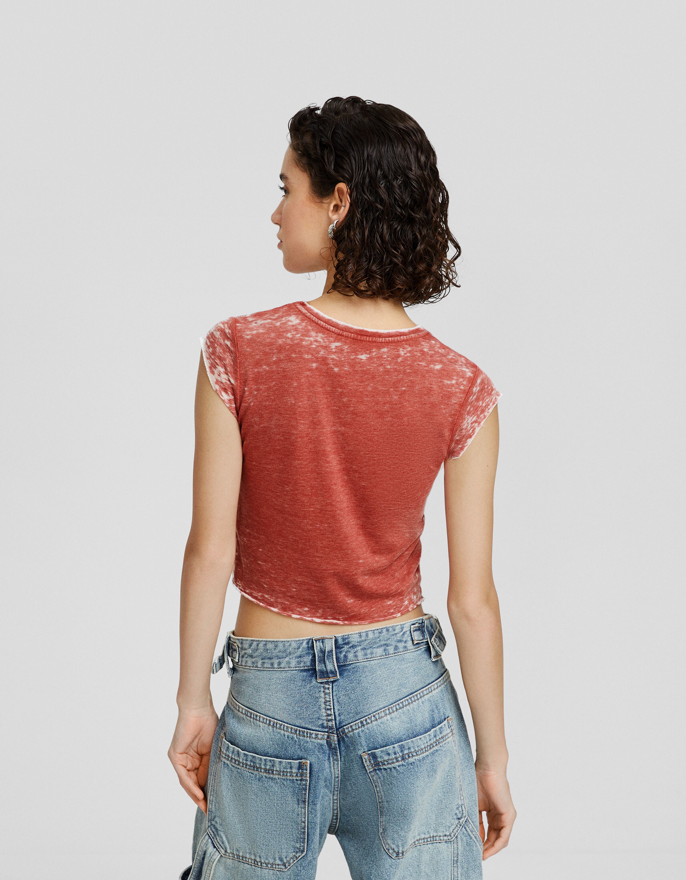 Camiseta manga corta ajustada devoré