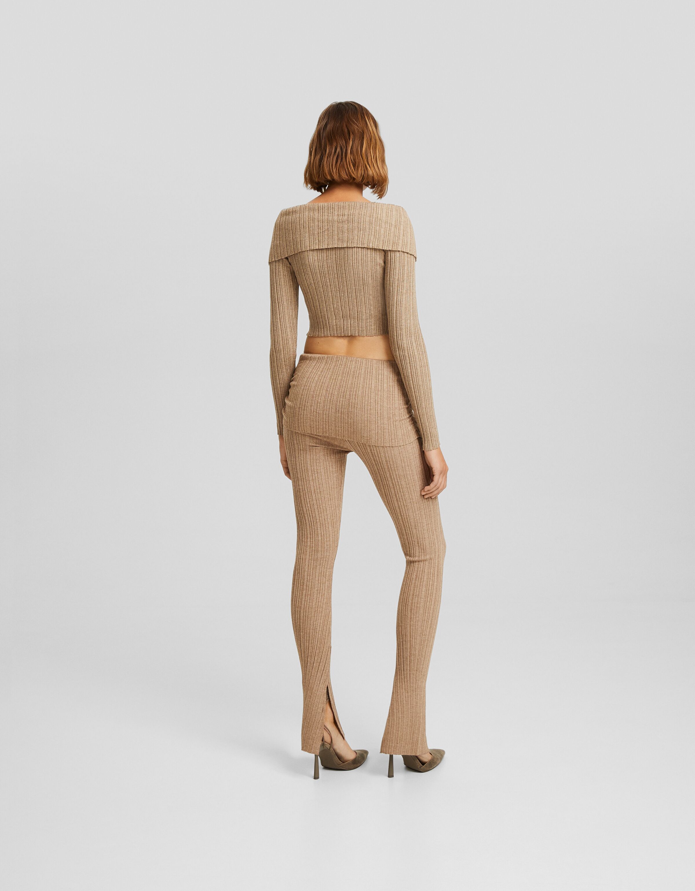 Cárdigan bardot botones