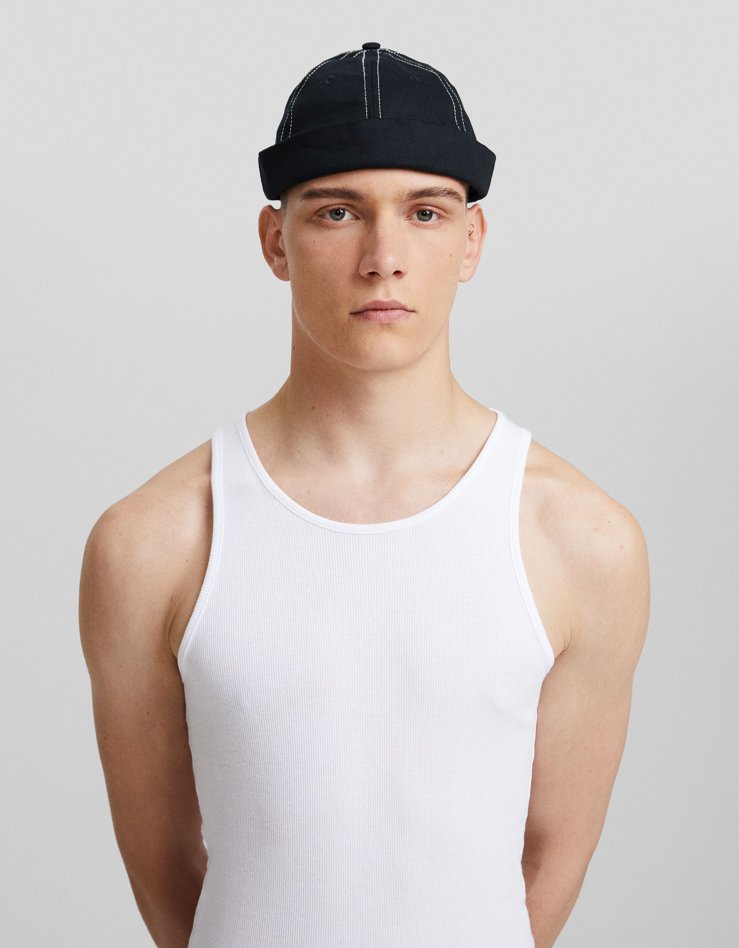 Gorro docker hilo contraste