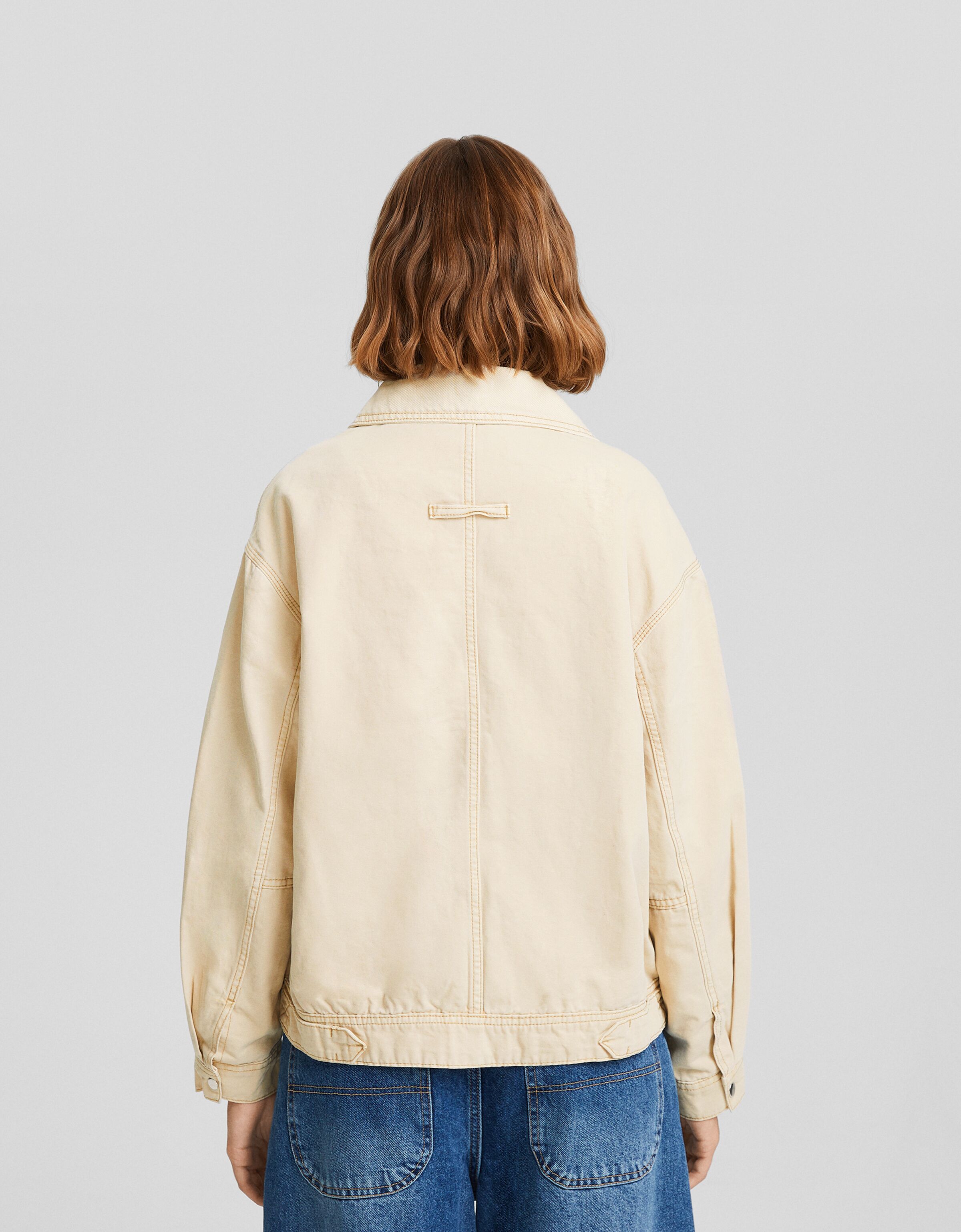 Cazadora worker canvas acolchada