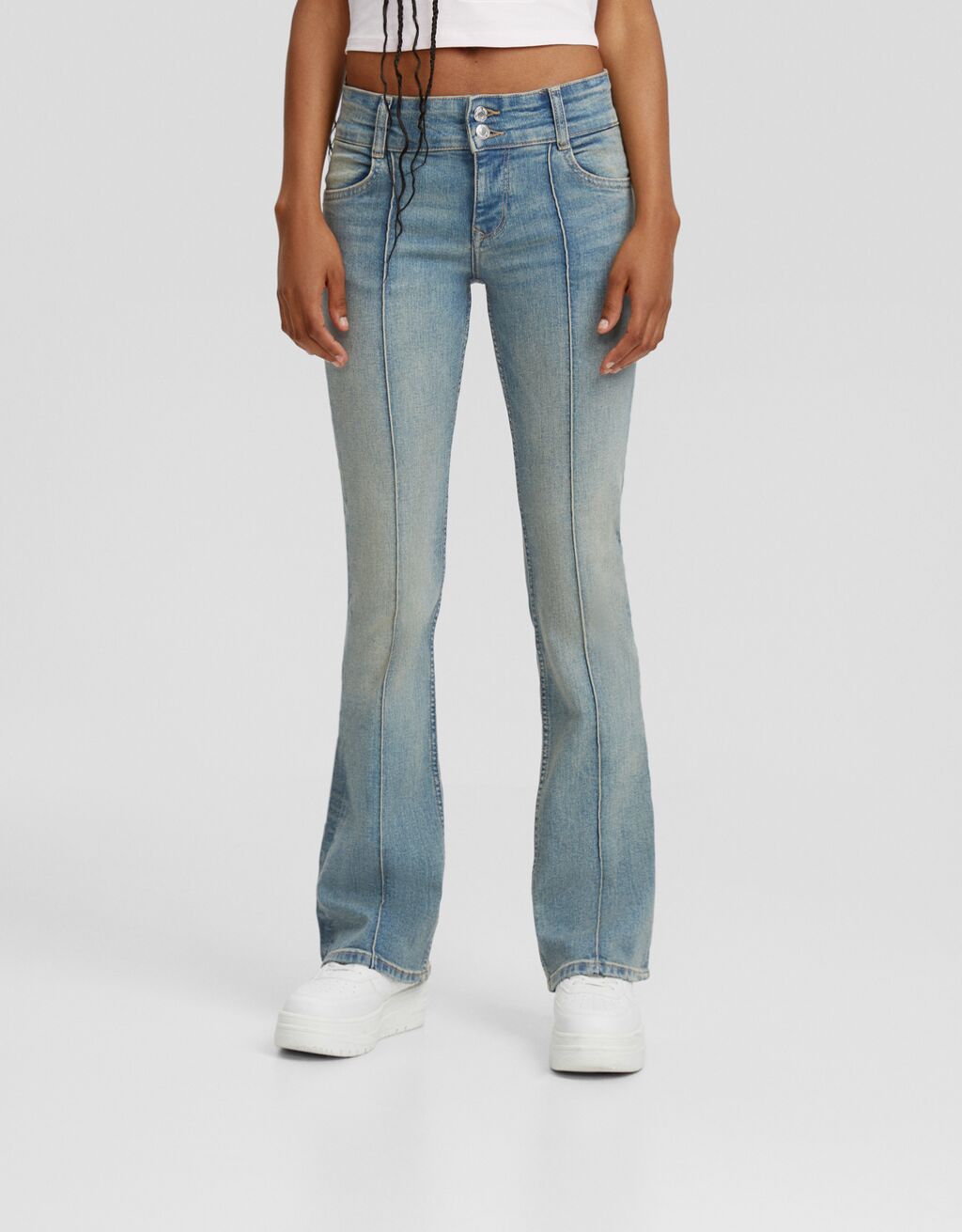Jeans bootcut low waist