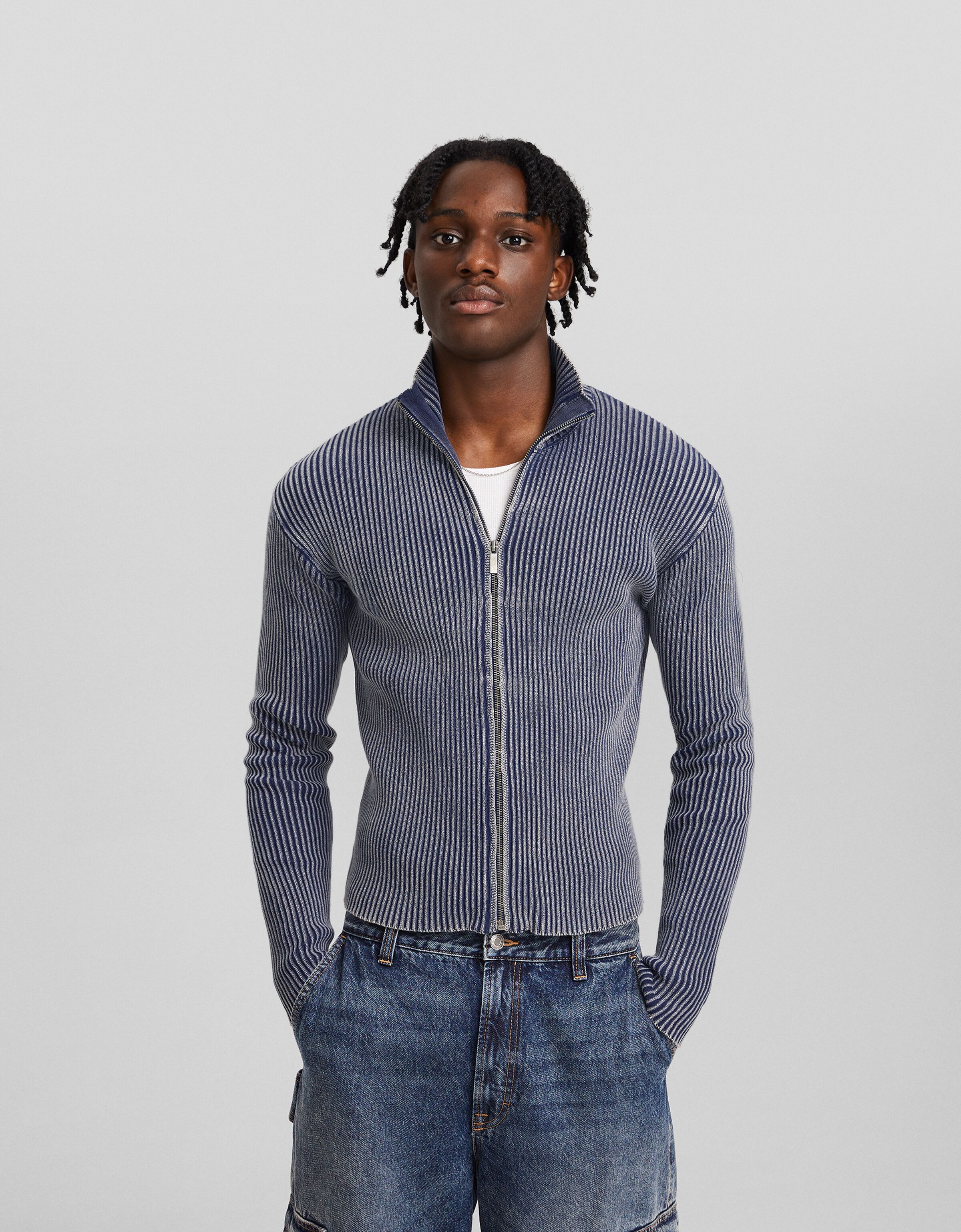 Cárdigan efecto lavado