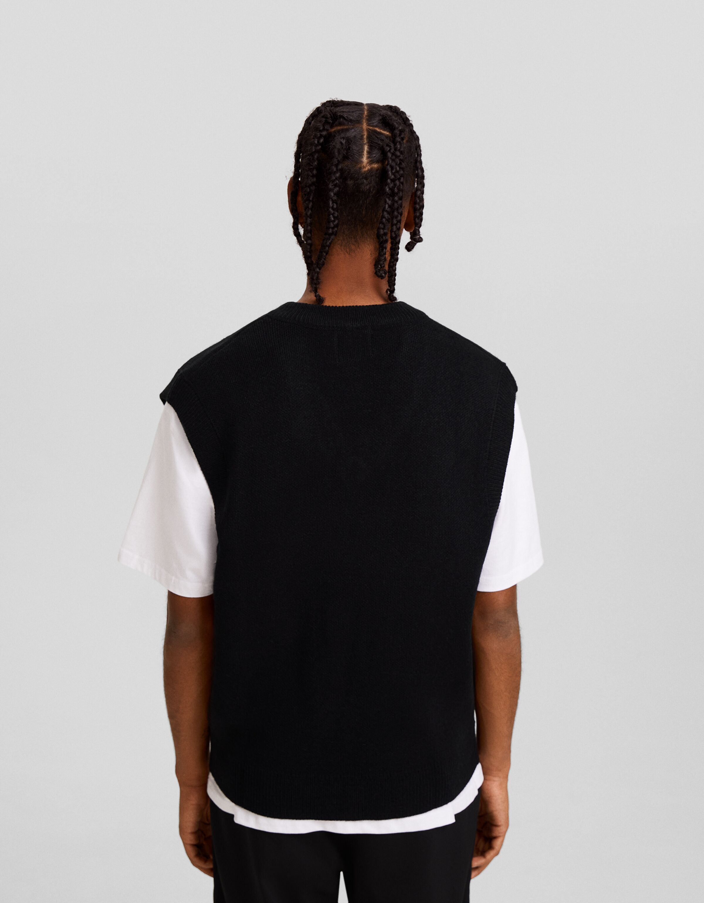 Chaleco punto grueso