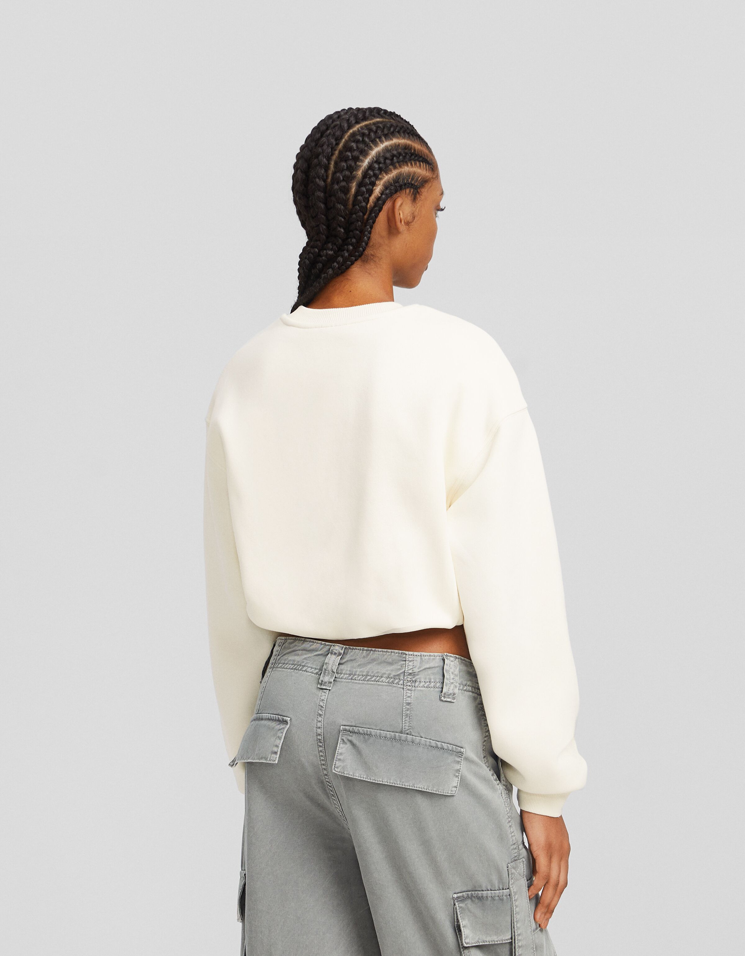 Sudadera oversize bordado