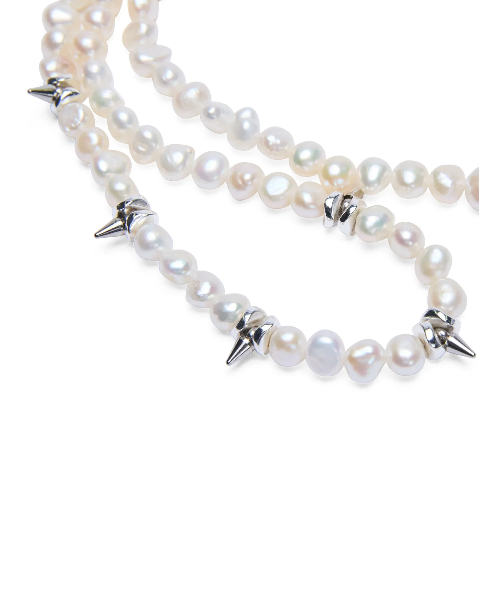 PEARL SPIKE NECKLACE