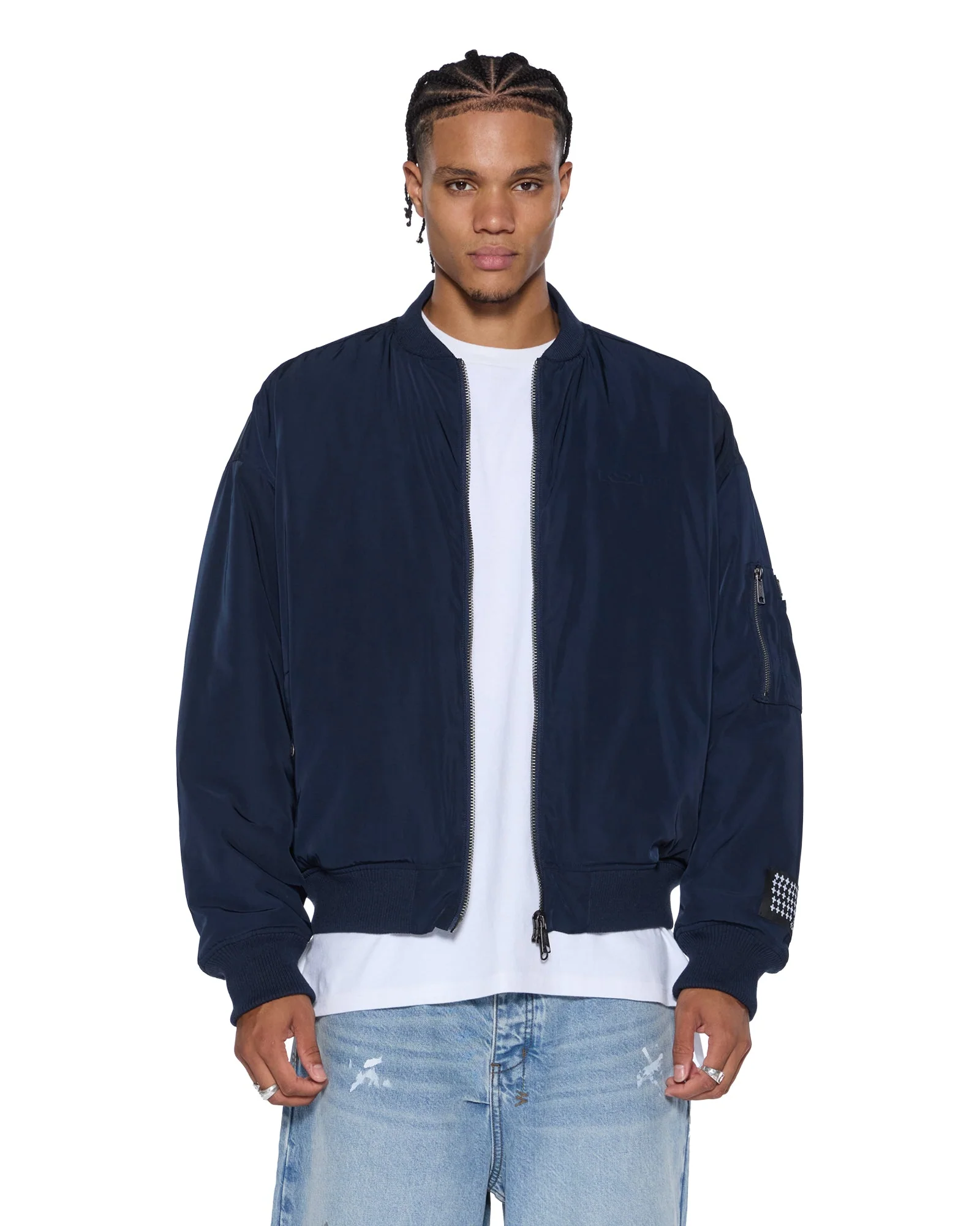 INTRUDER BOMBER JACKET NAVY