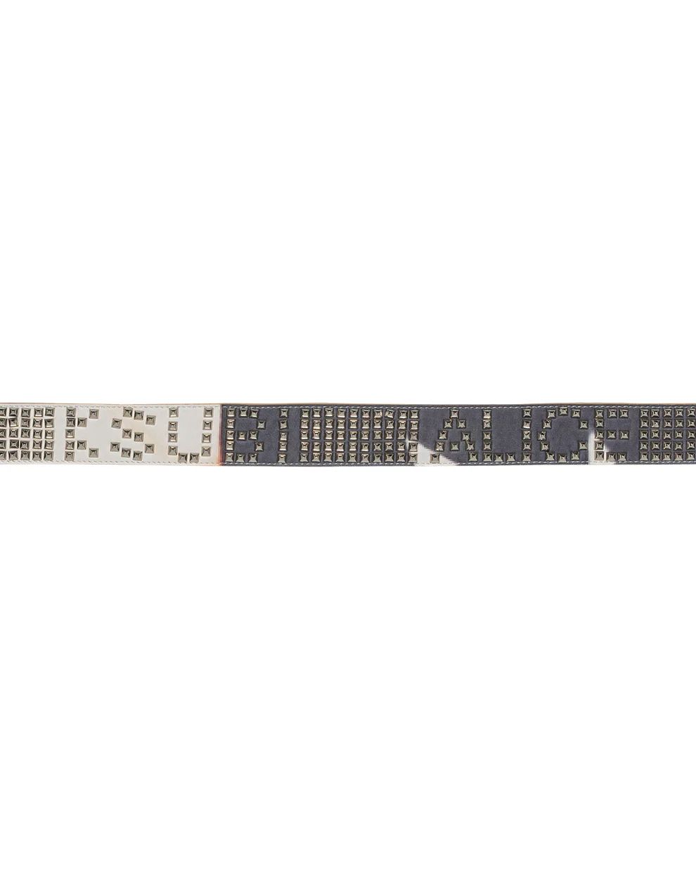 KSUBI X ALICE HOLLYWOOD LEATHER STUDDED FLAG BELT