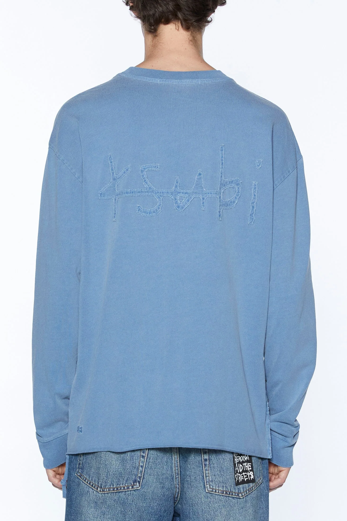 STITCH UP BIGGIE LS TEE MARINE