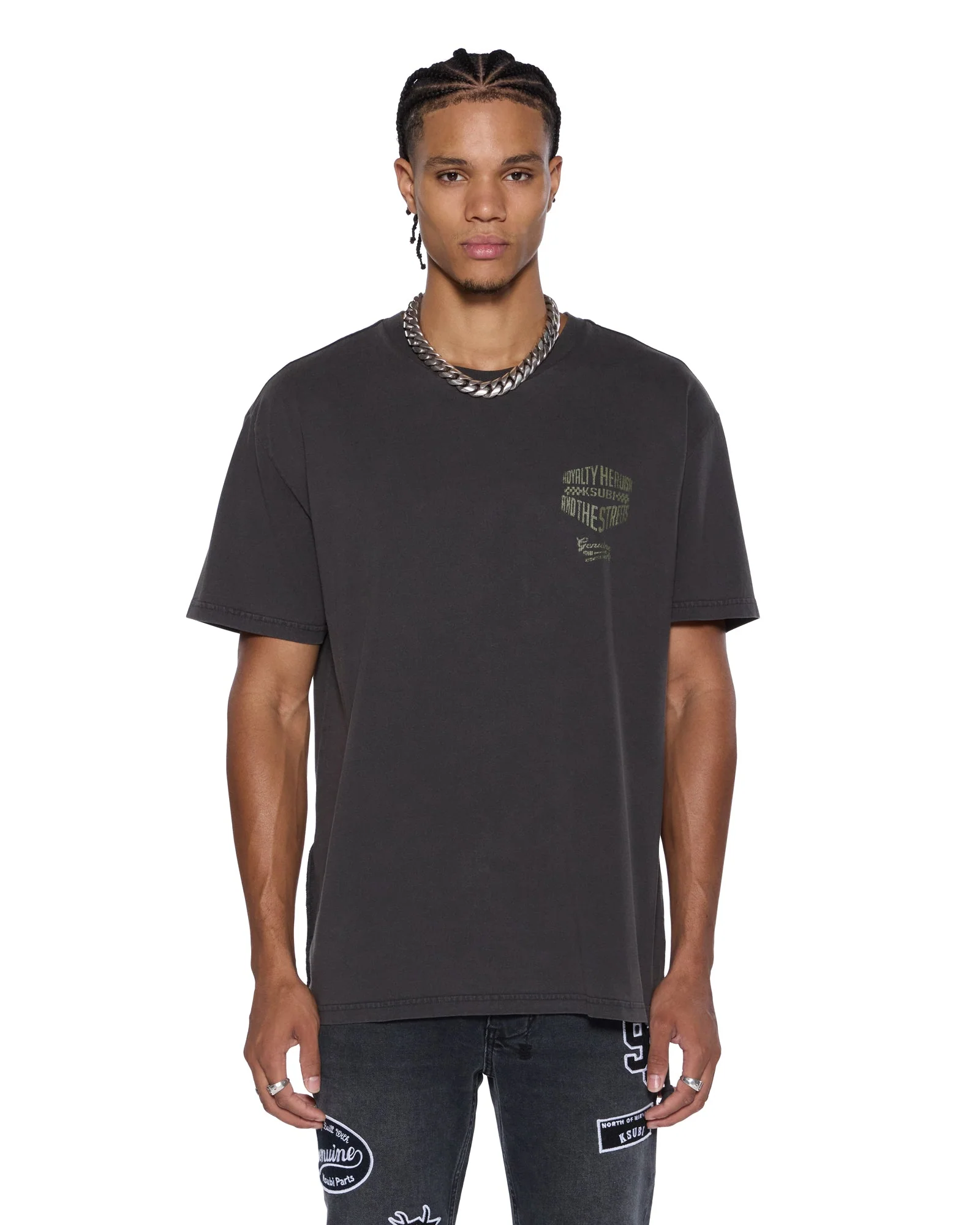 GARAGE BIGGIE SS TEE FADED BLACK