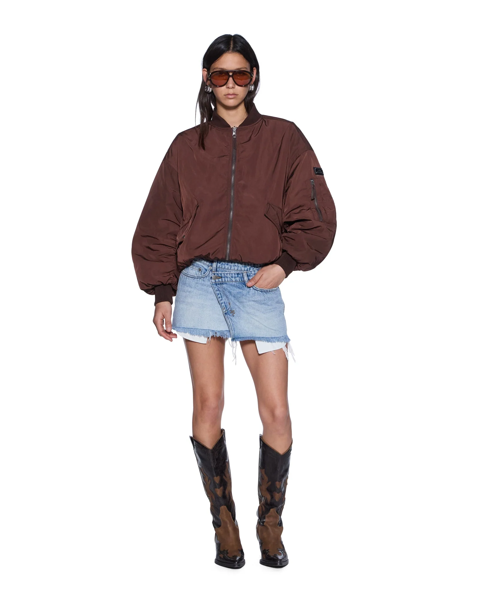 MICRO MINI RAP SKIRT VAPOUR