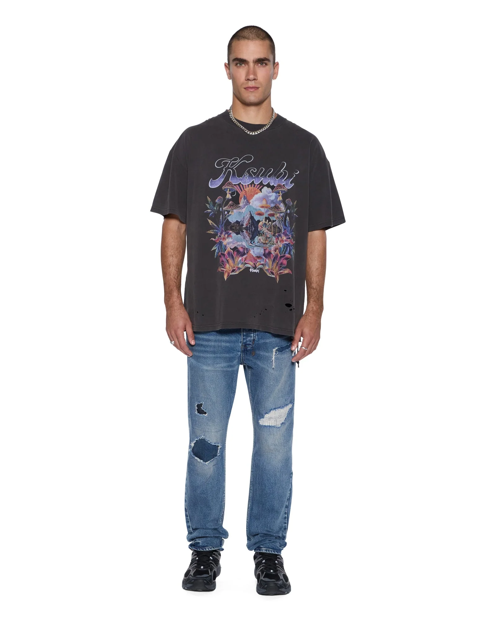 HENDRIX EKCESS SS TEE OLD BLACK