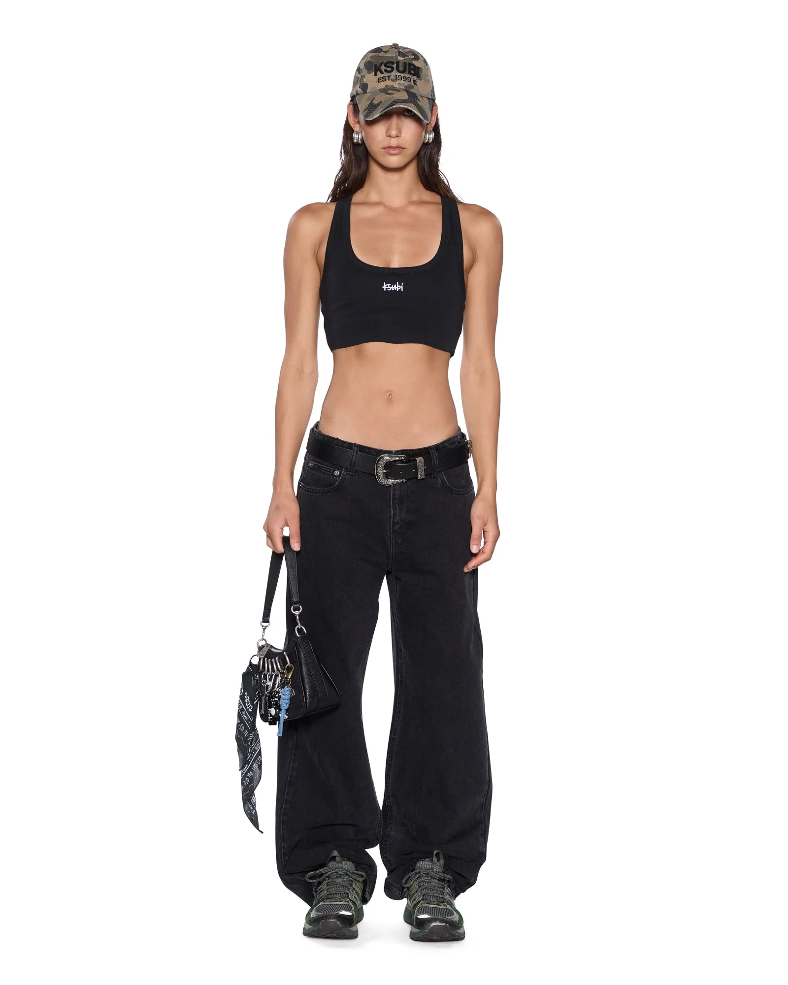 1999 ORIGIN CROPPED TANK BLACK