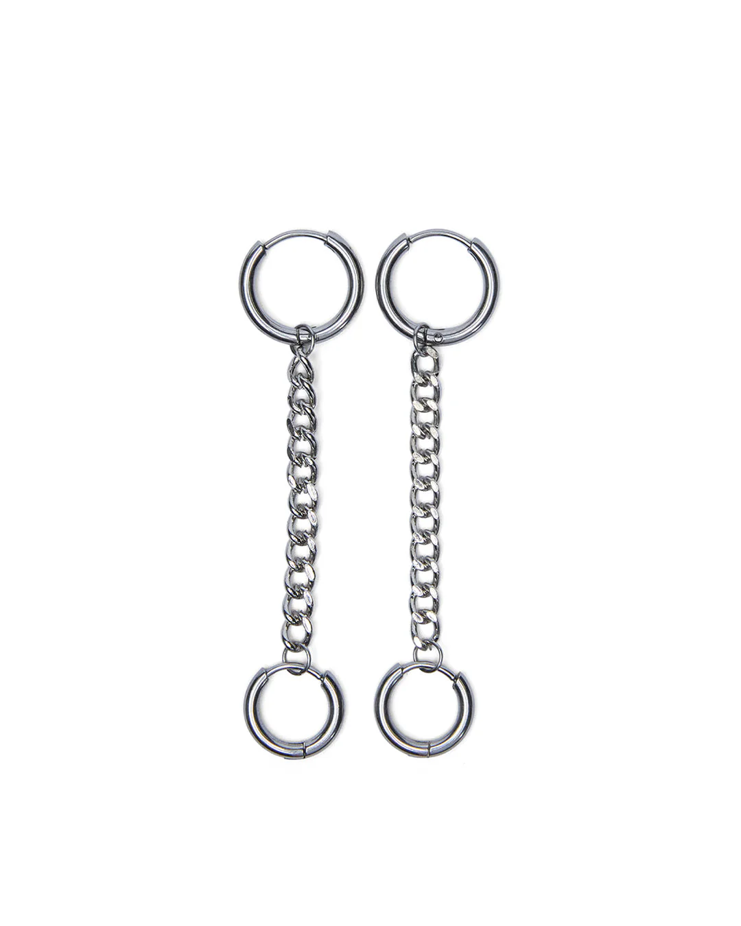 SILVER CHAINLINK HUGGIES