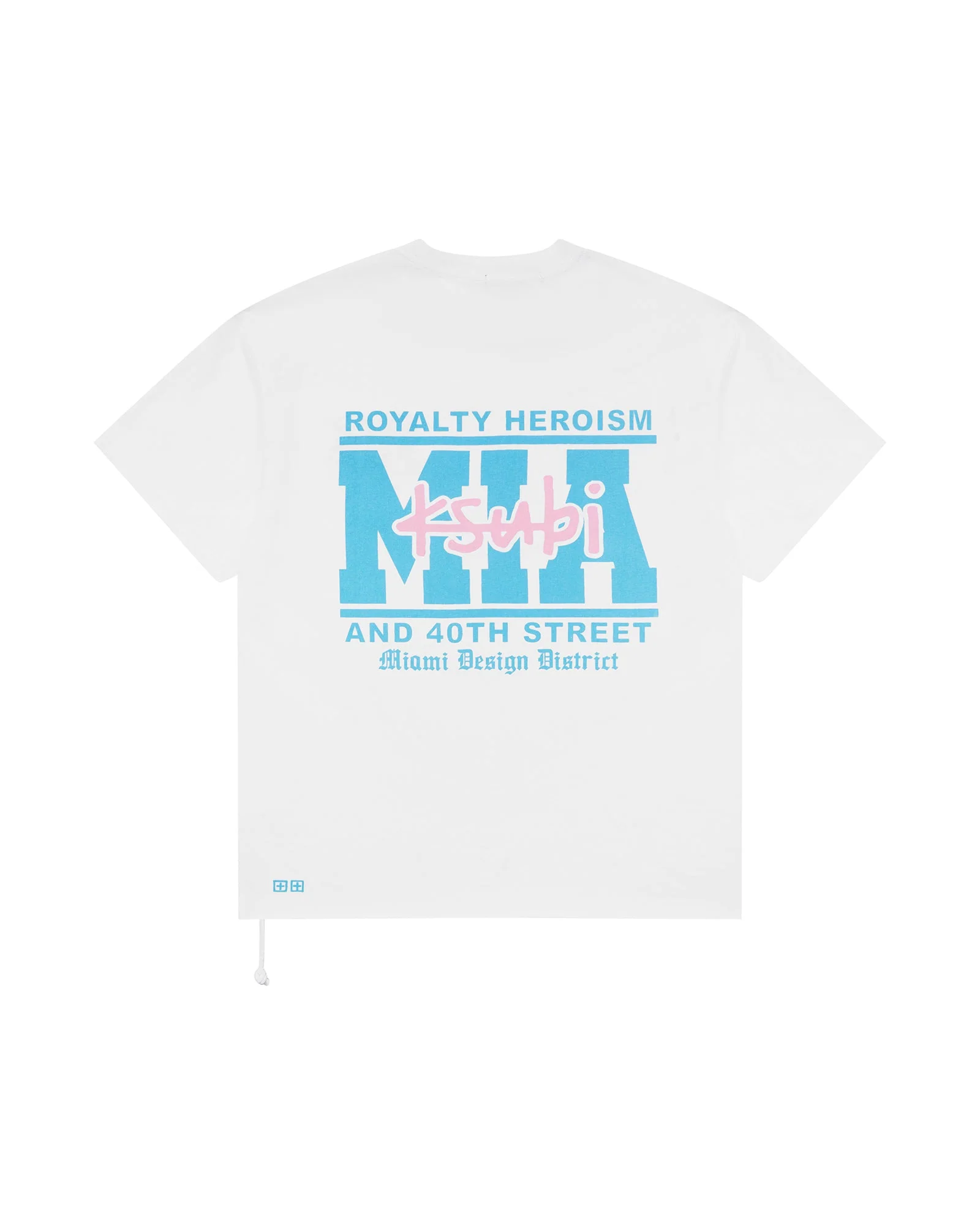 MIAMI AND THE STREETS SS BIGGIE TEE WHITE
