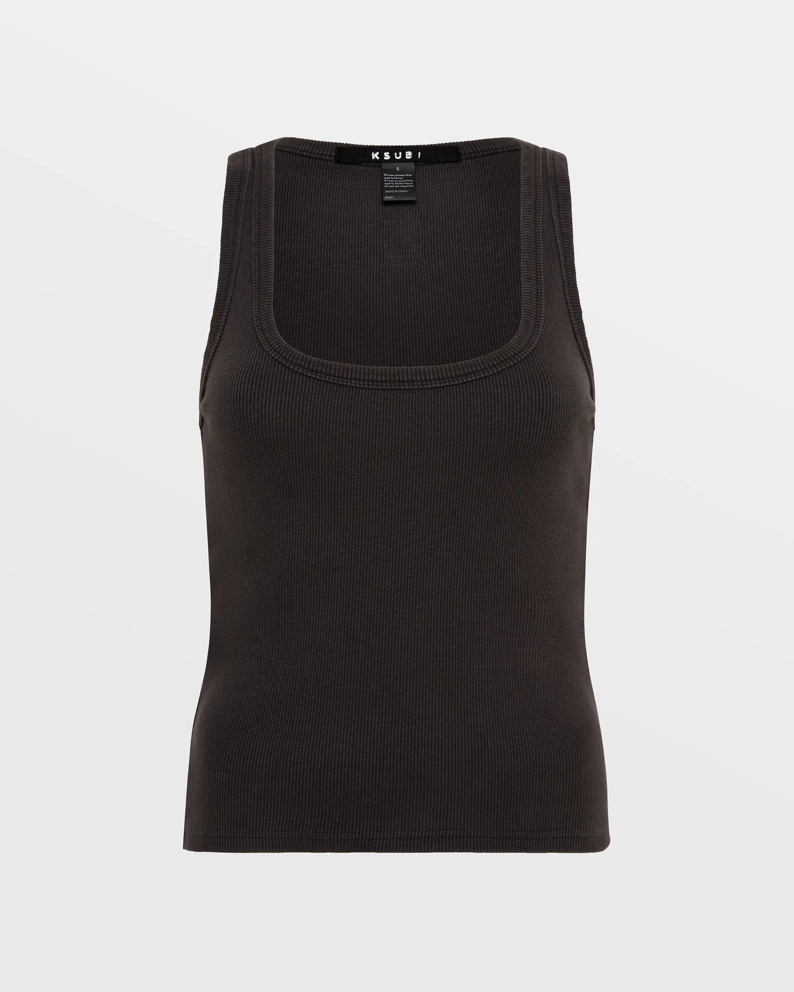 3X4 ORIGIN TANK WASHED BLACK