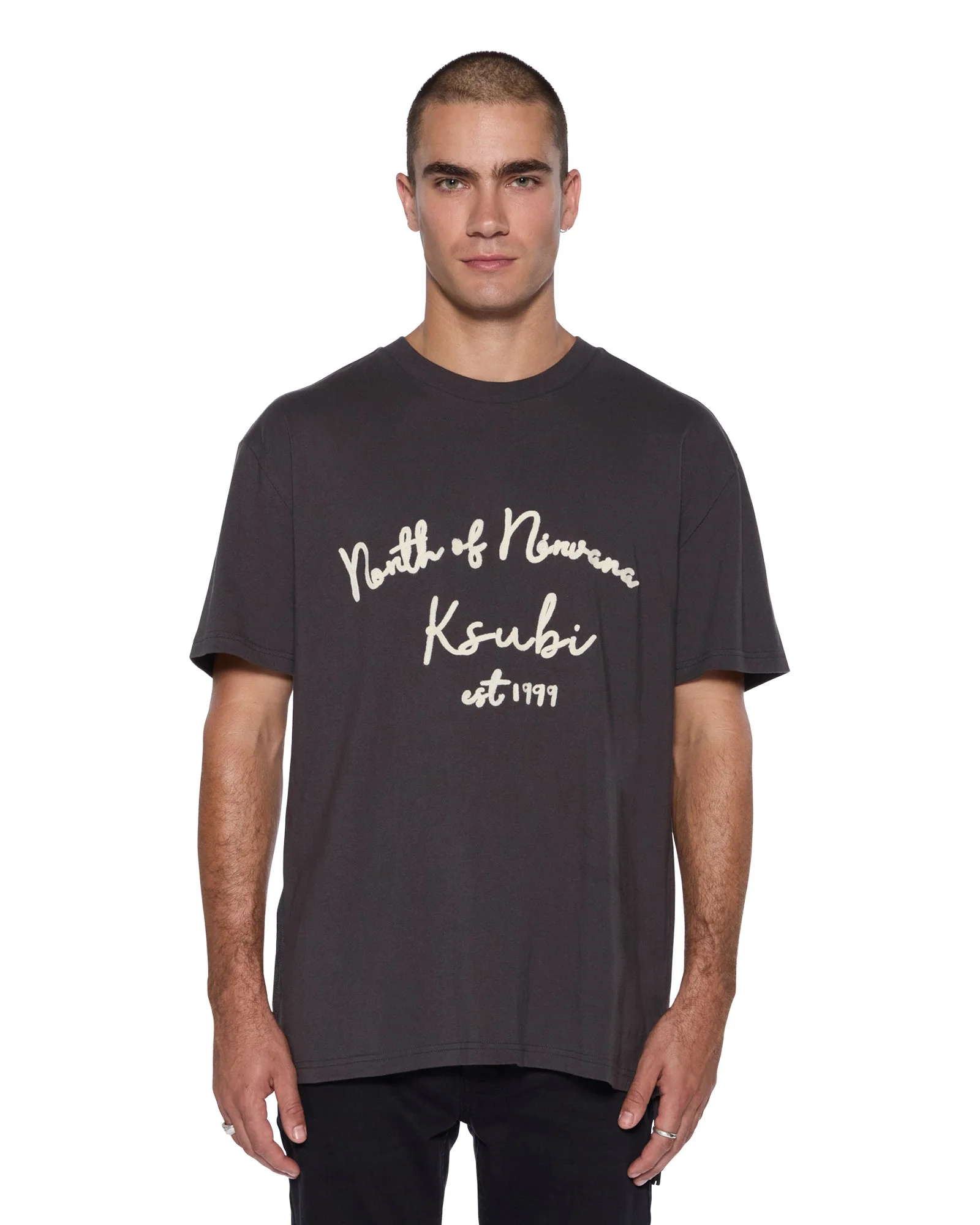 SALUD BIGGIE SS TEE FADED BLACK