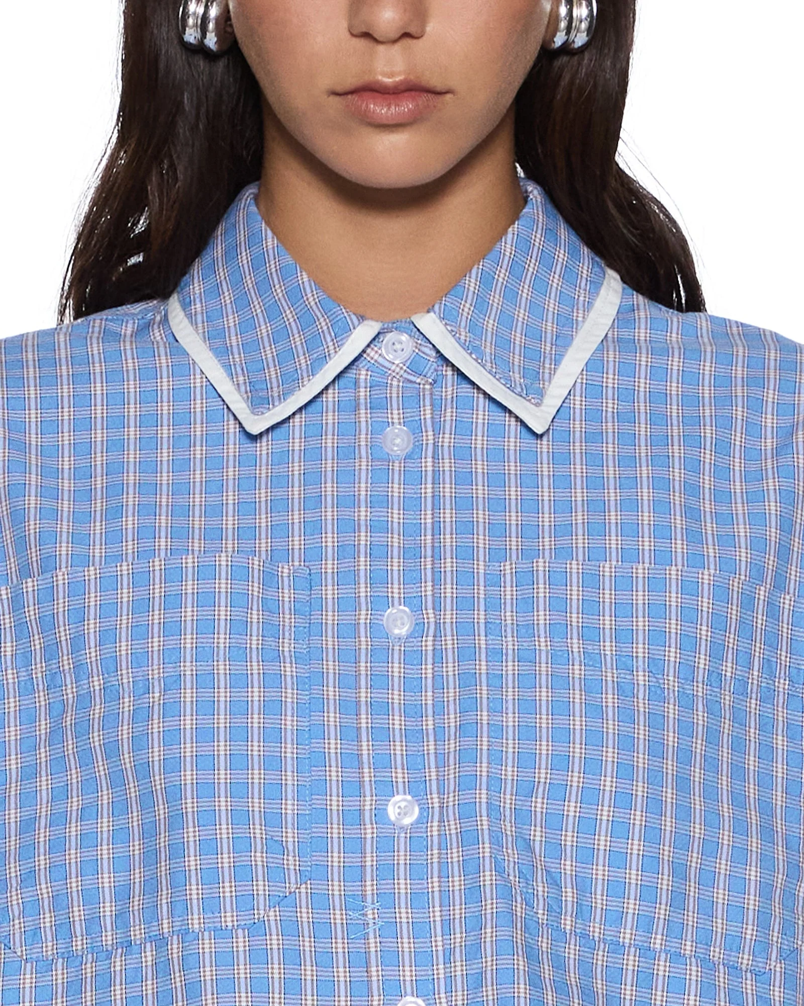 BALTER LS SHIRT BLU CHECK