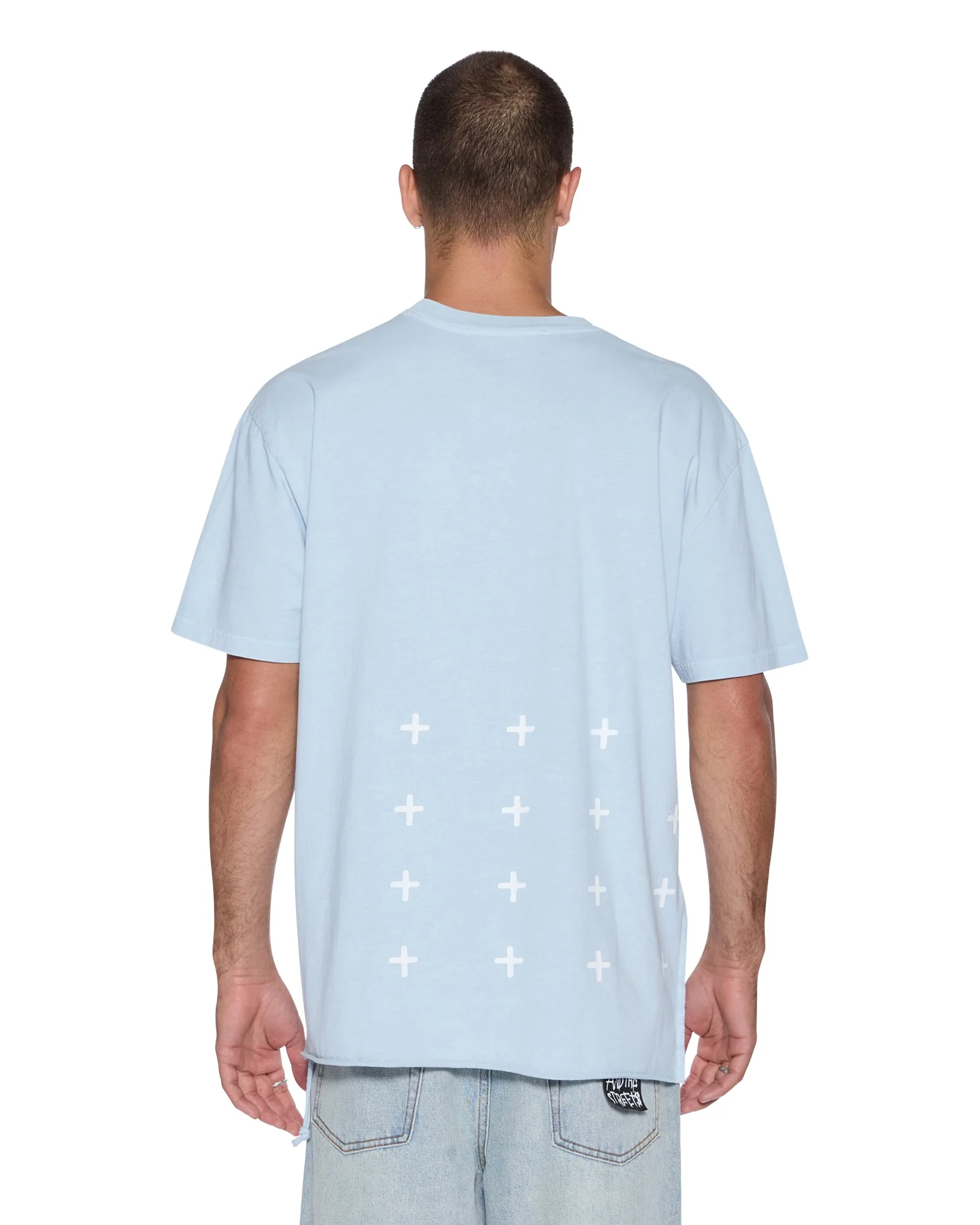 LAST SUMMER BIGGIE SS TEE BLUE MIST