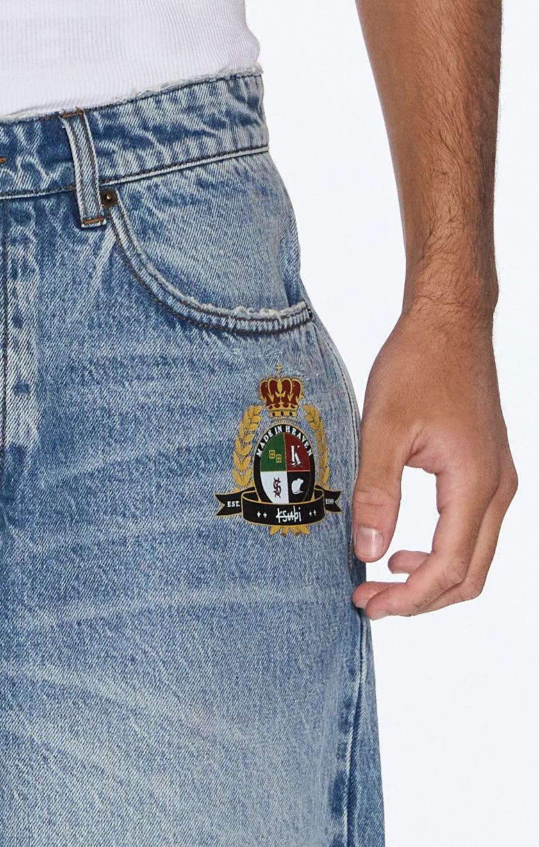 MAXX SHORT 70'S BLUE TRASHED