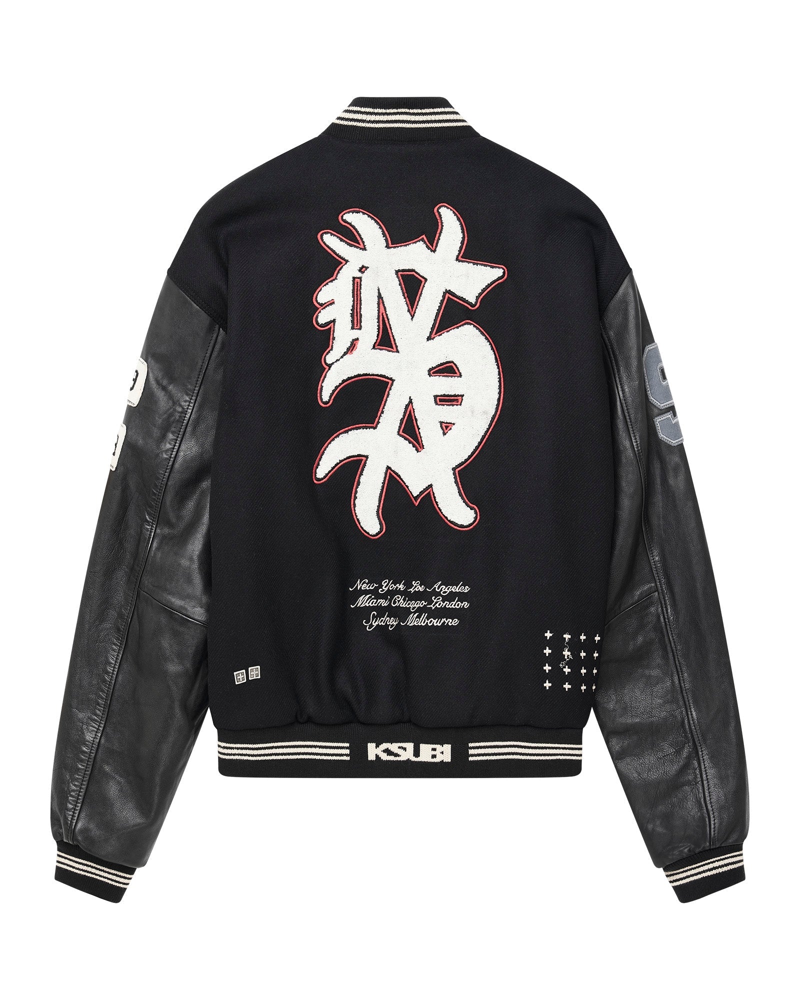 PLAYOFF VARSITY JACKET BLACK