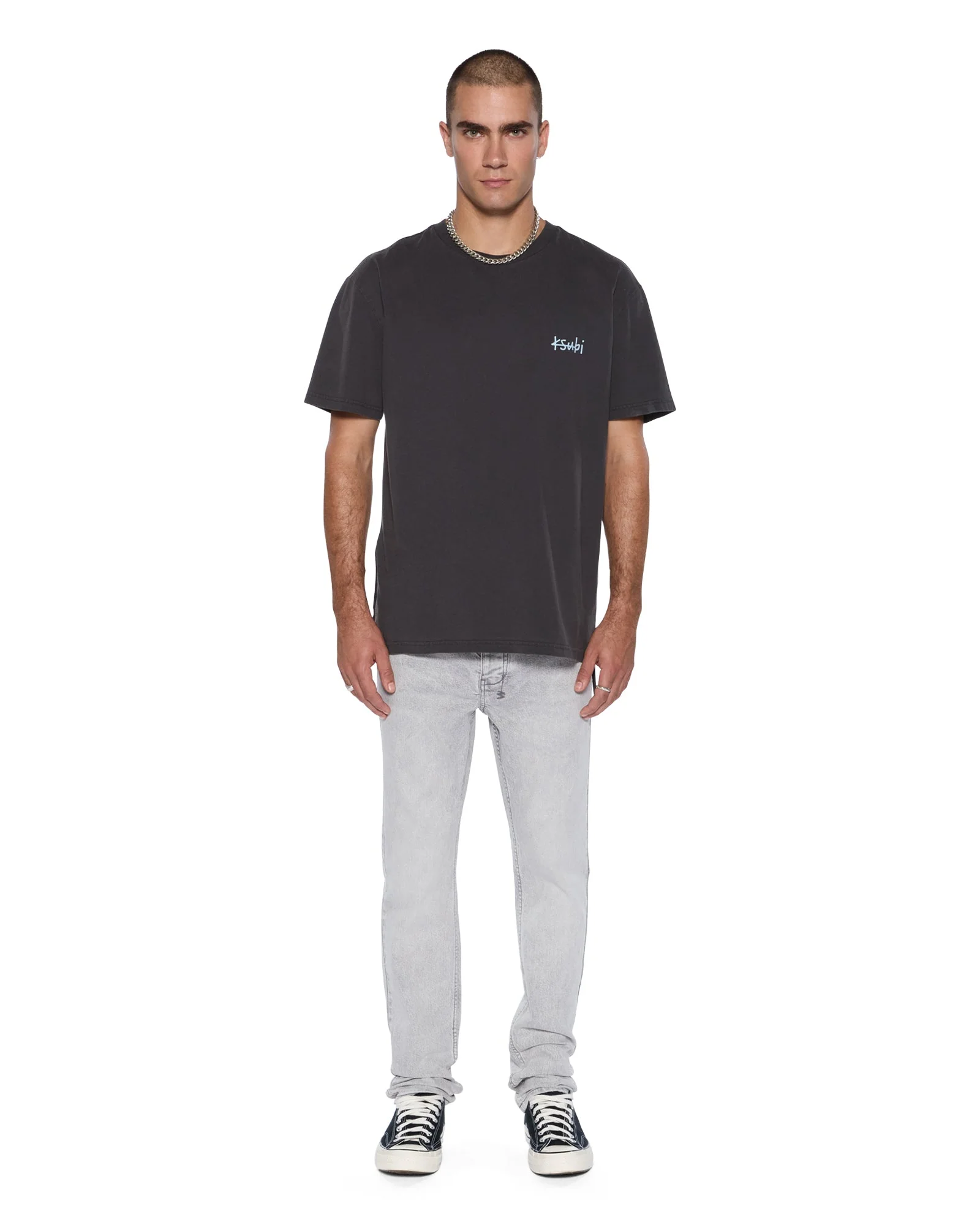 ALLDAY BIGGIE SS TEE FADED BLACK