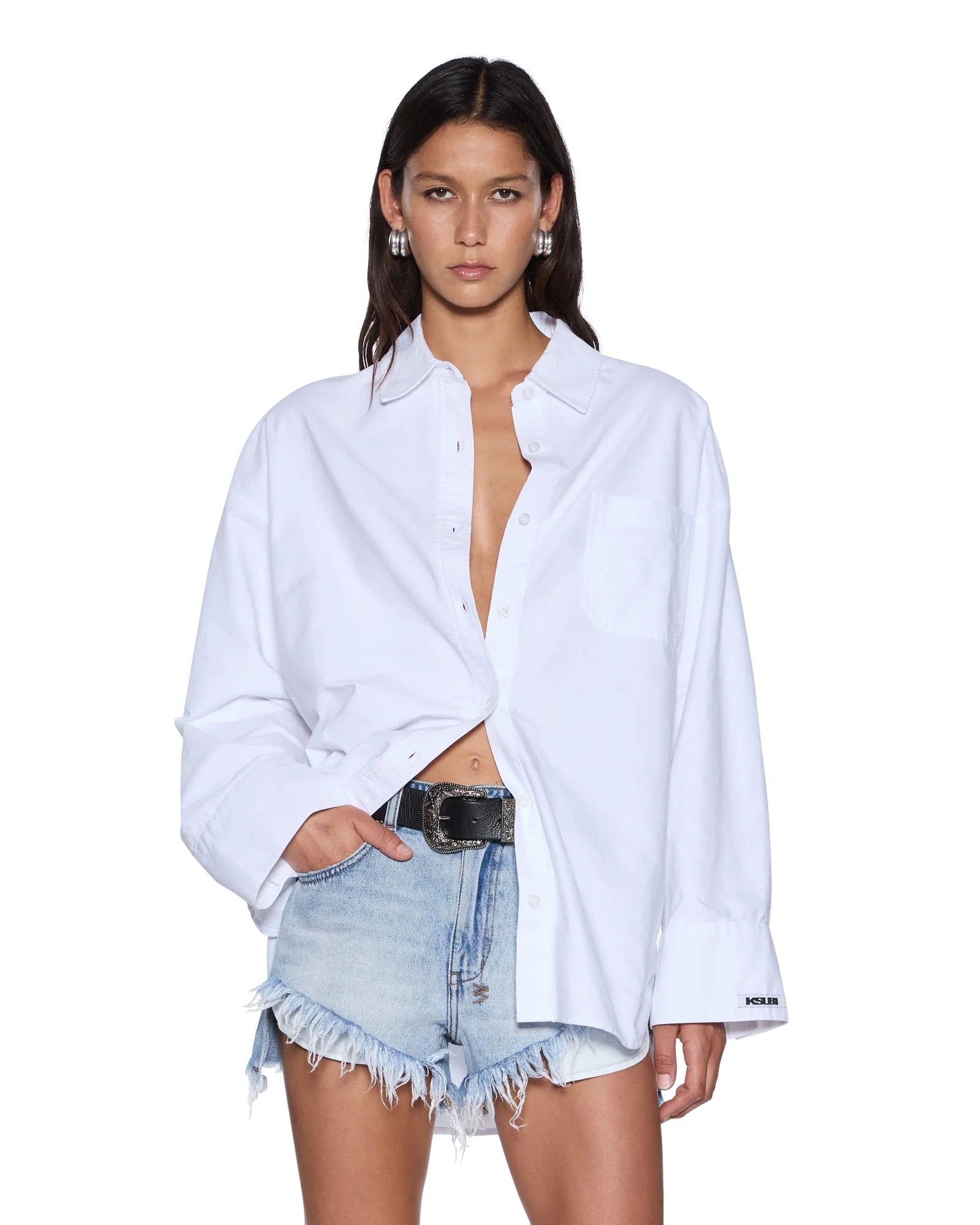 ASTRA LS SHIRT WHITE OXFORD