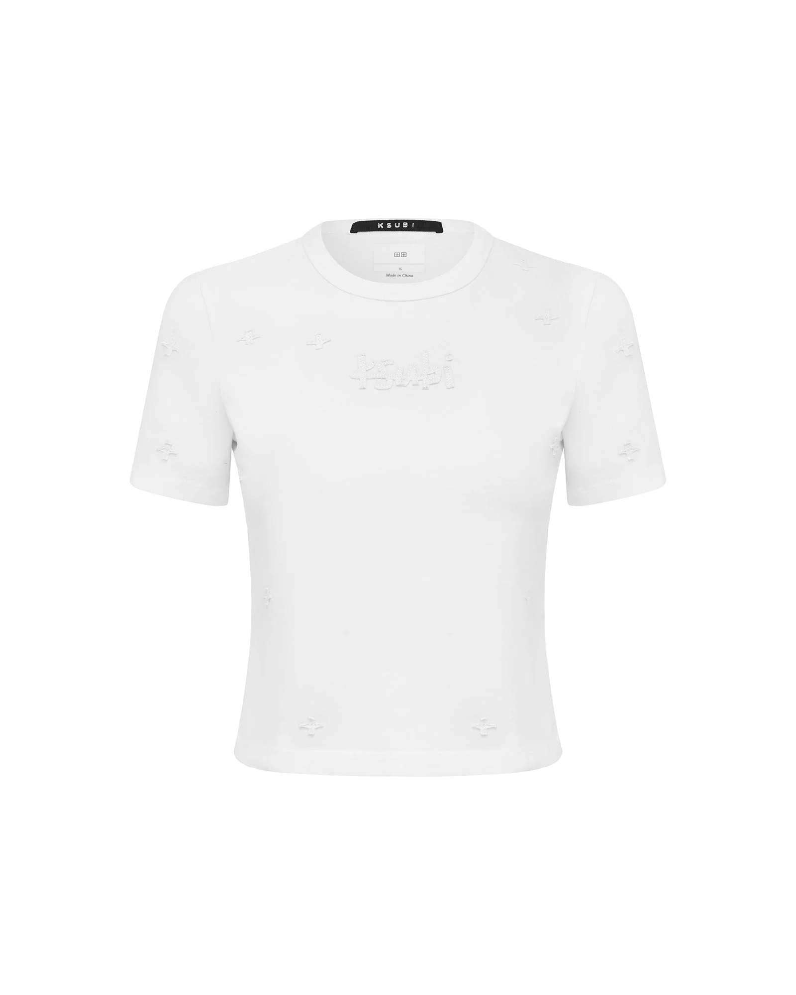 1999 PLUS BABY TEE WHITE